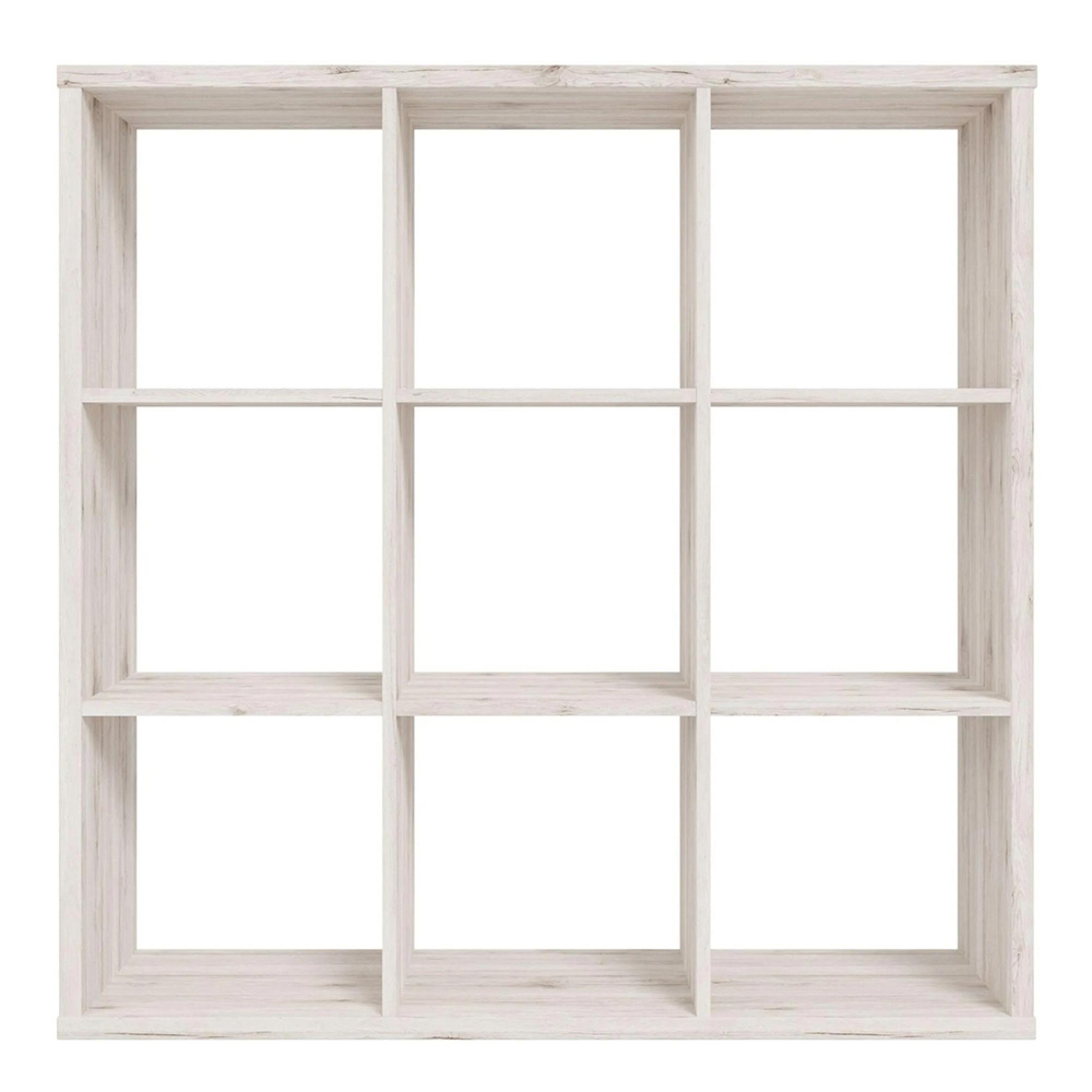 Mauro Shelving Unit - 9 Open - Sand Oak