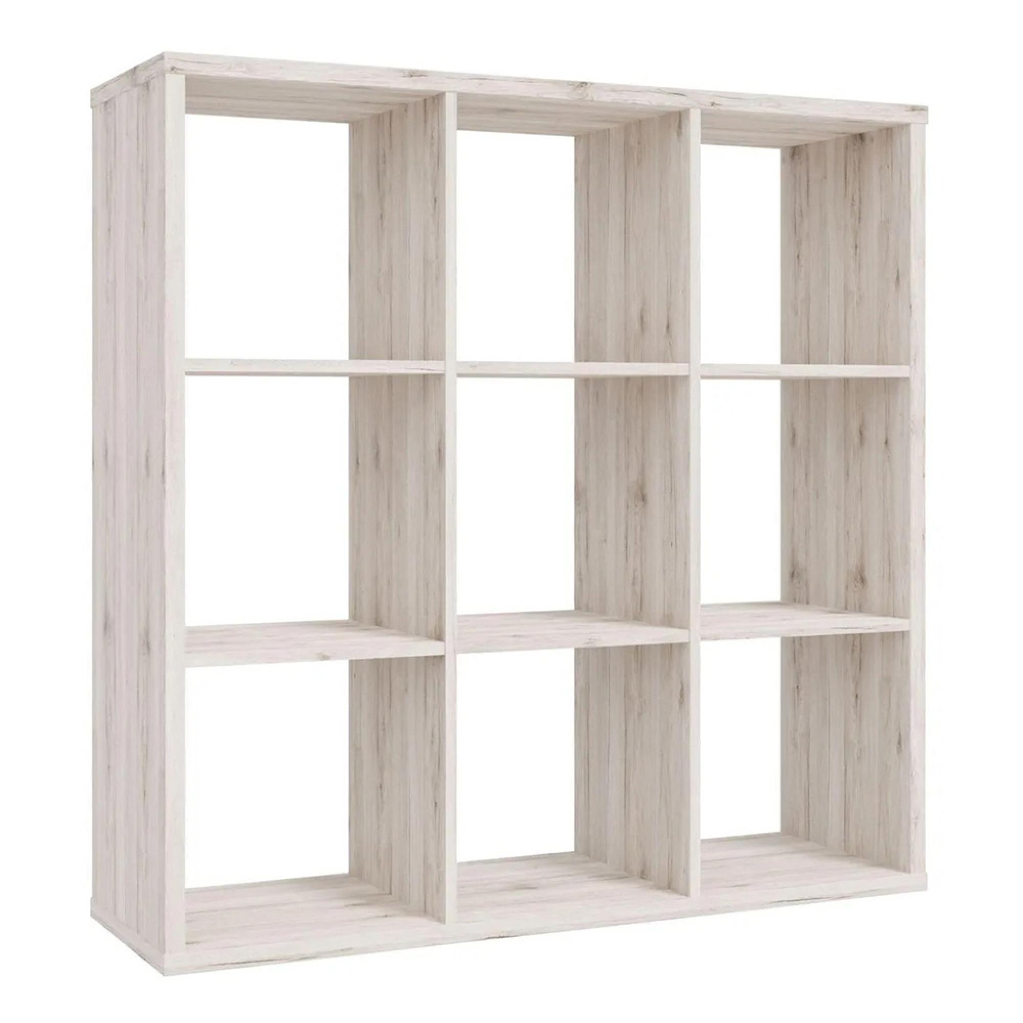 Mauro Shelving Unit - 9 Open - Sand Oak