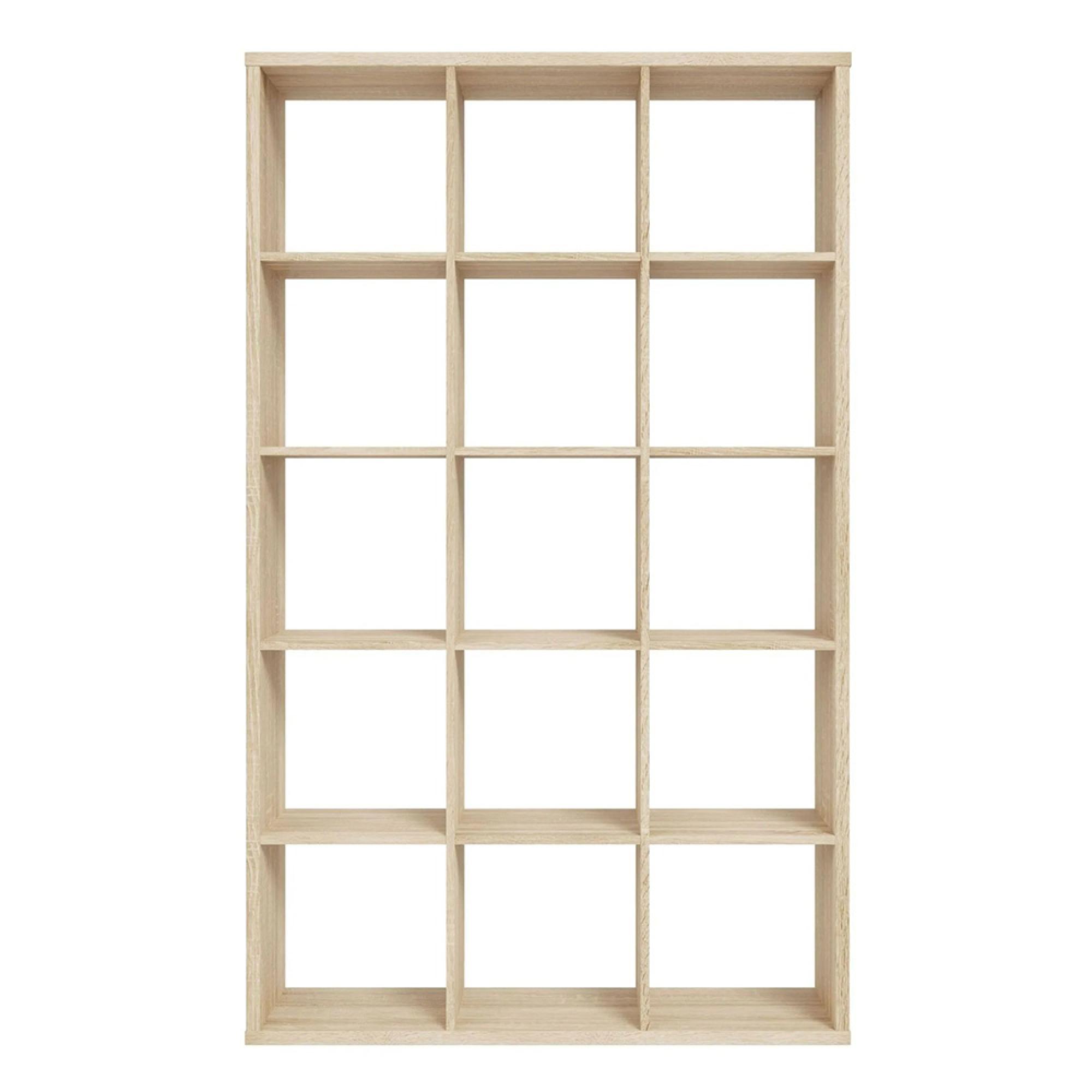Mauro Shelving Unit - 15 Open - Sonoma Oak