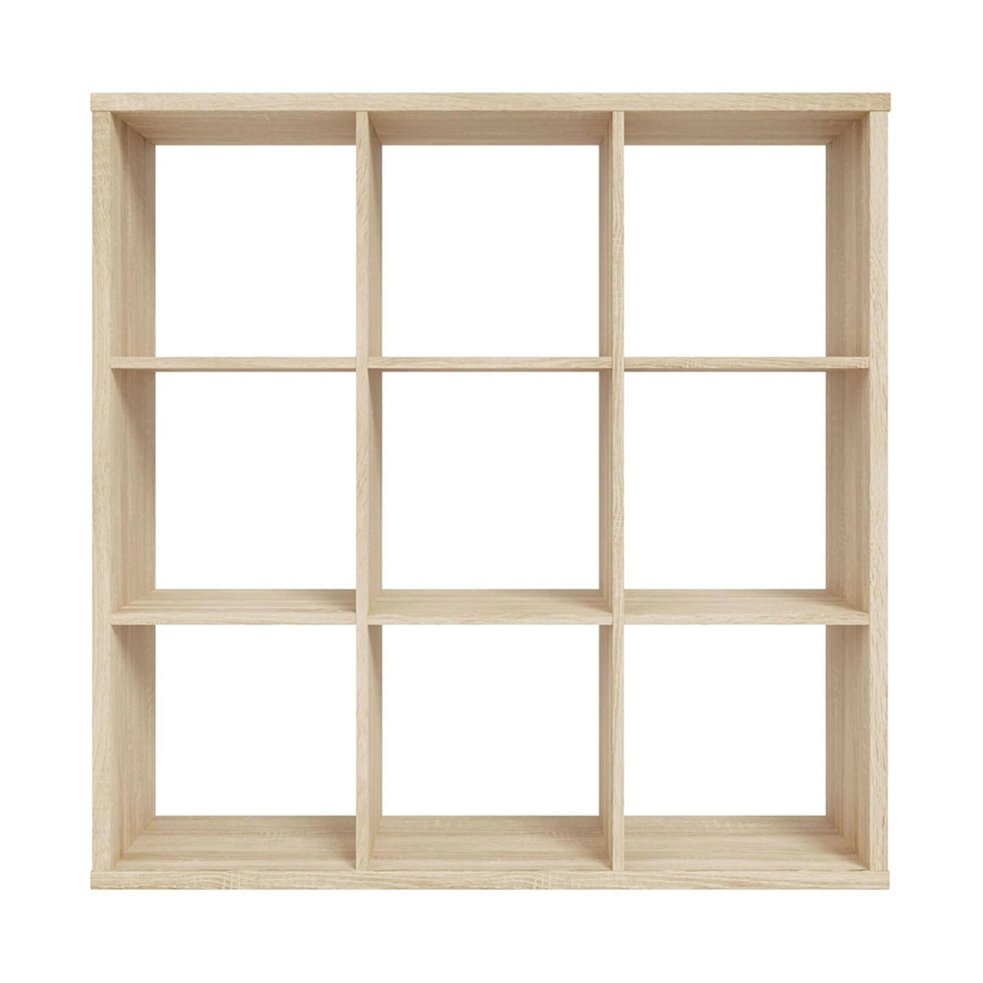 Mauro Shelving Unit - 9 Open - Sonoma Oak