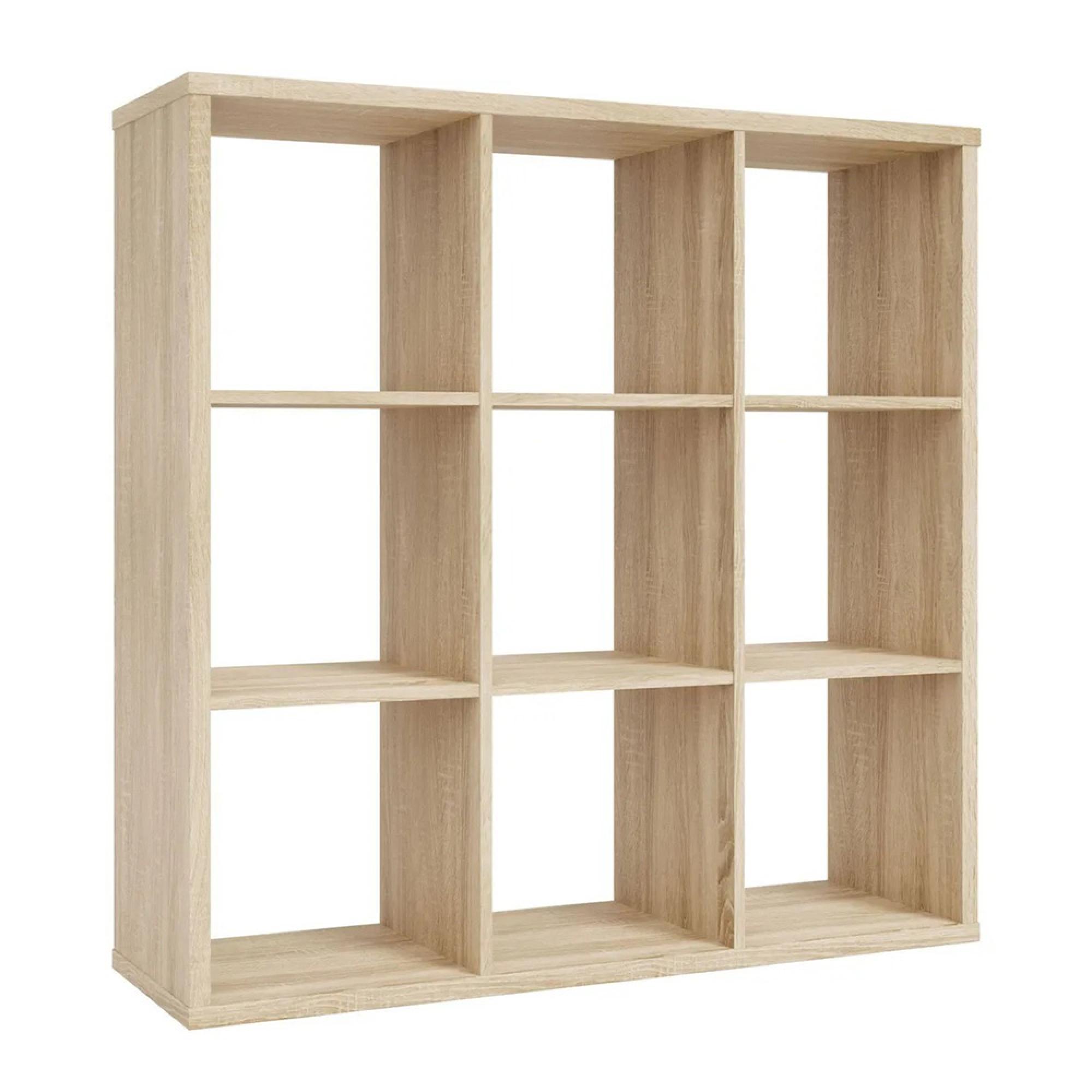 Mauro Shelving Unit - 9 Open - Sonoma Oak