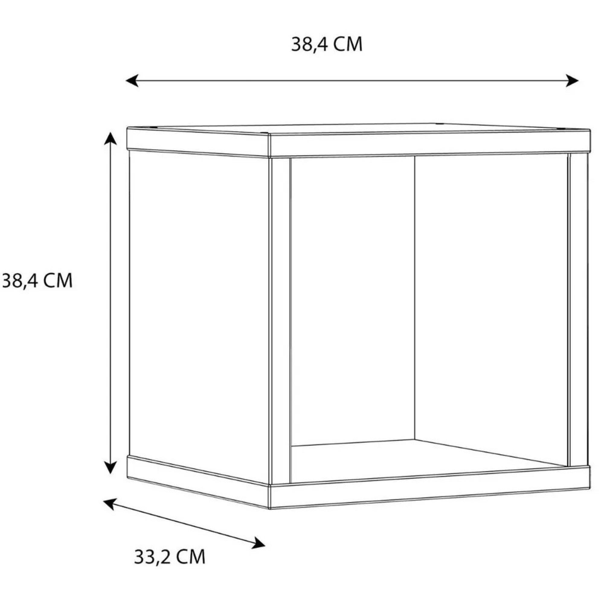 Mauro Storage Unit - Single - Open - White Gloss