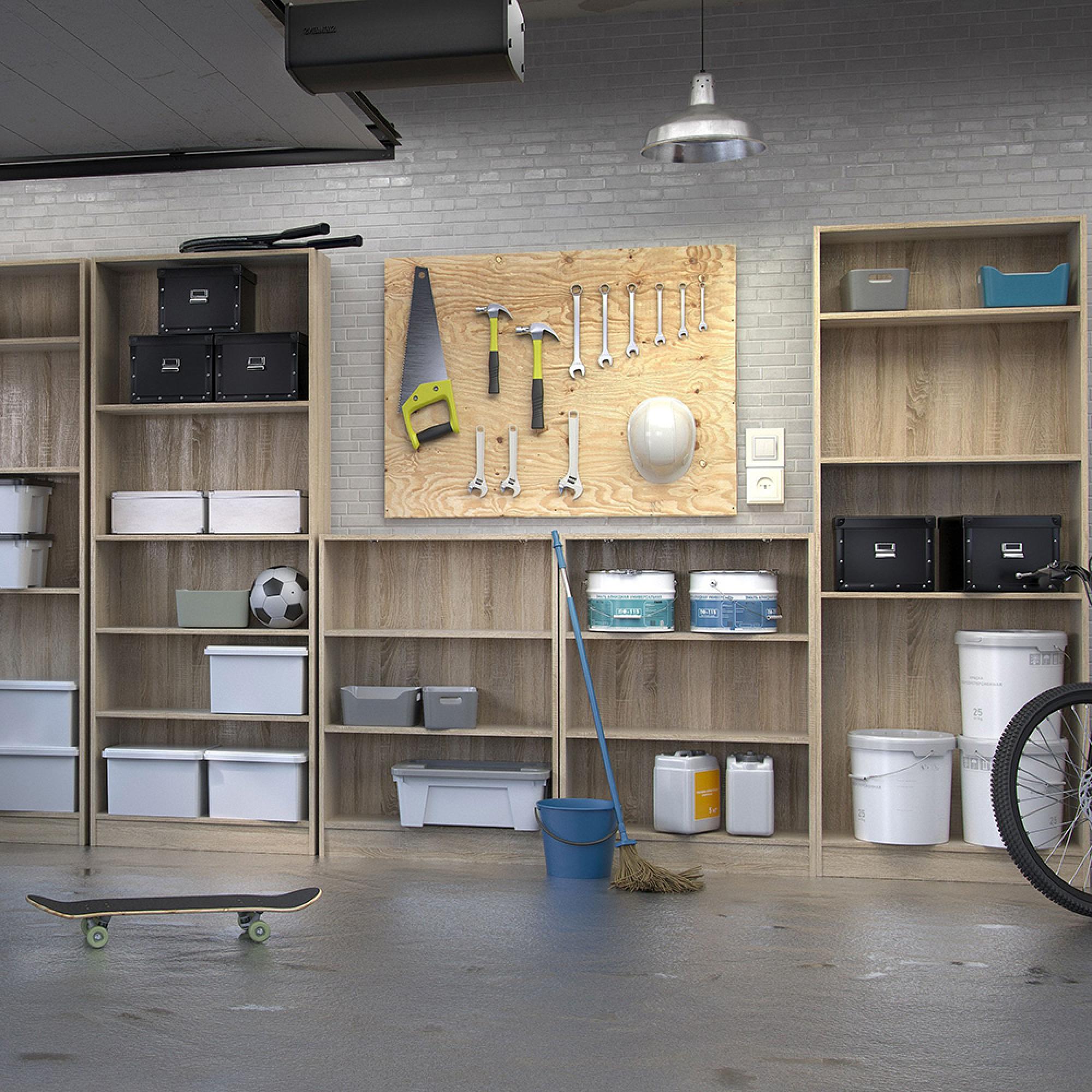 Basic Bookcase - 79cm - Oak