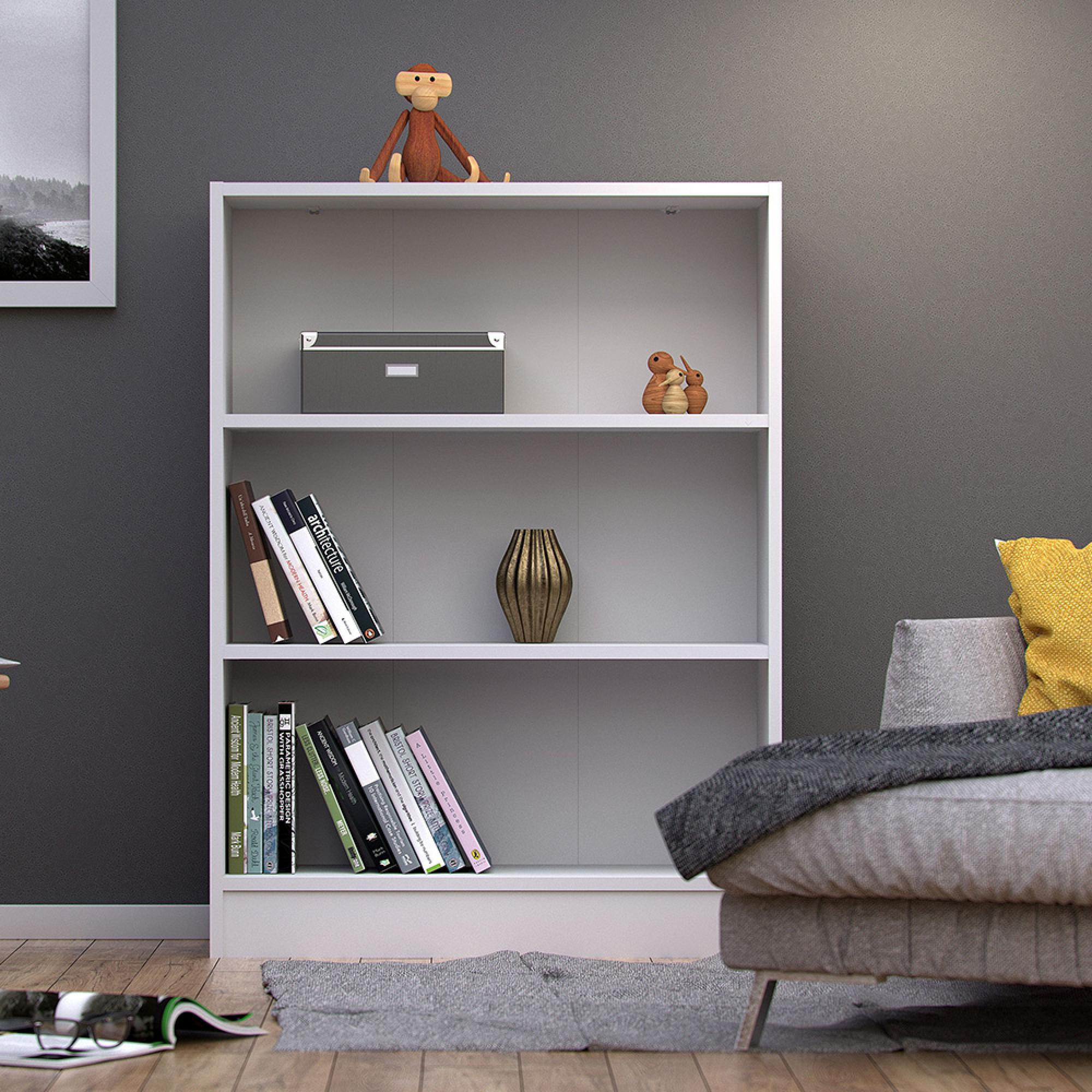 Basic Bookcase - 79cm - White