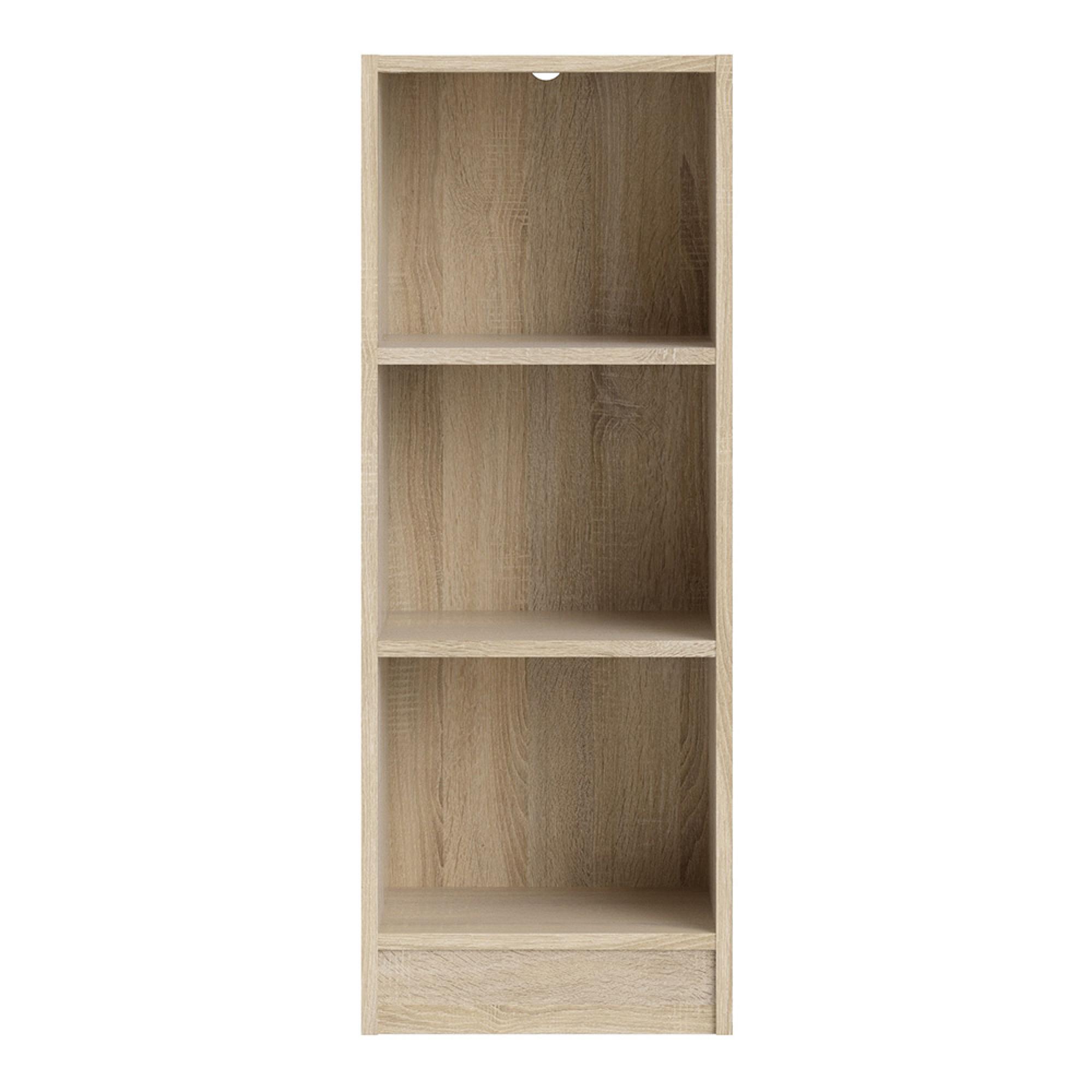 Basic Bookcase - Low - Oak
