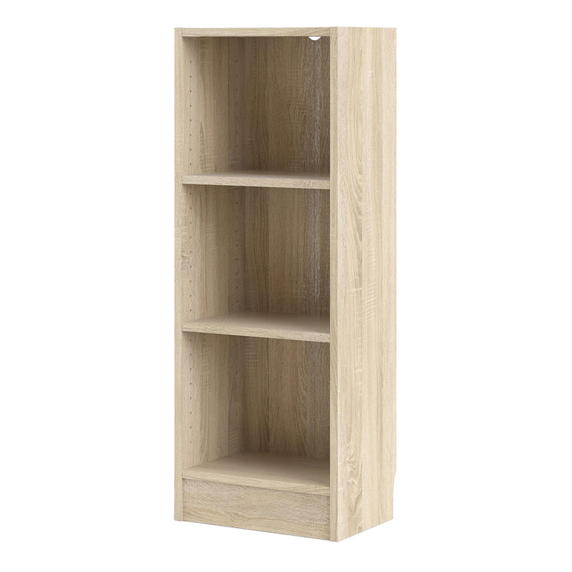 Basic Bookcase - Low - Oak