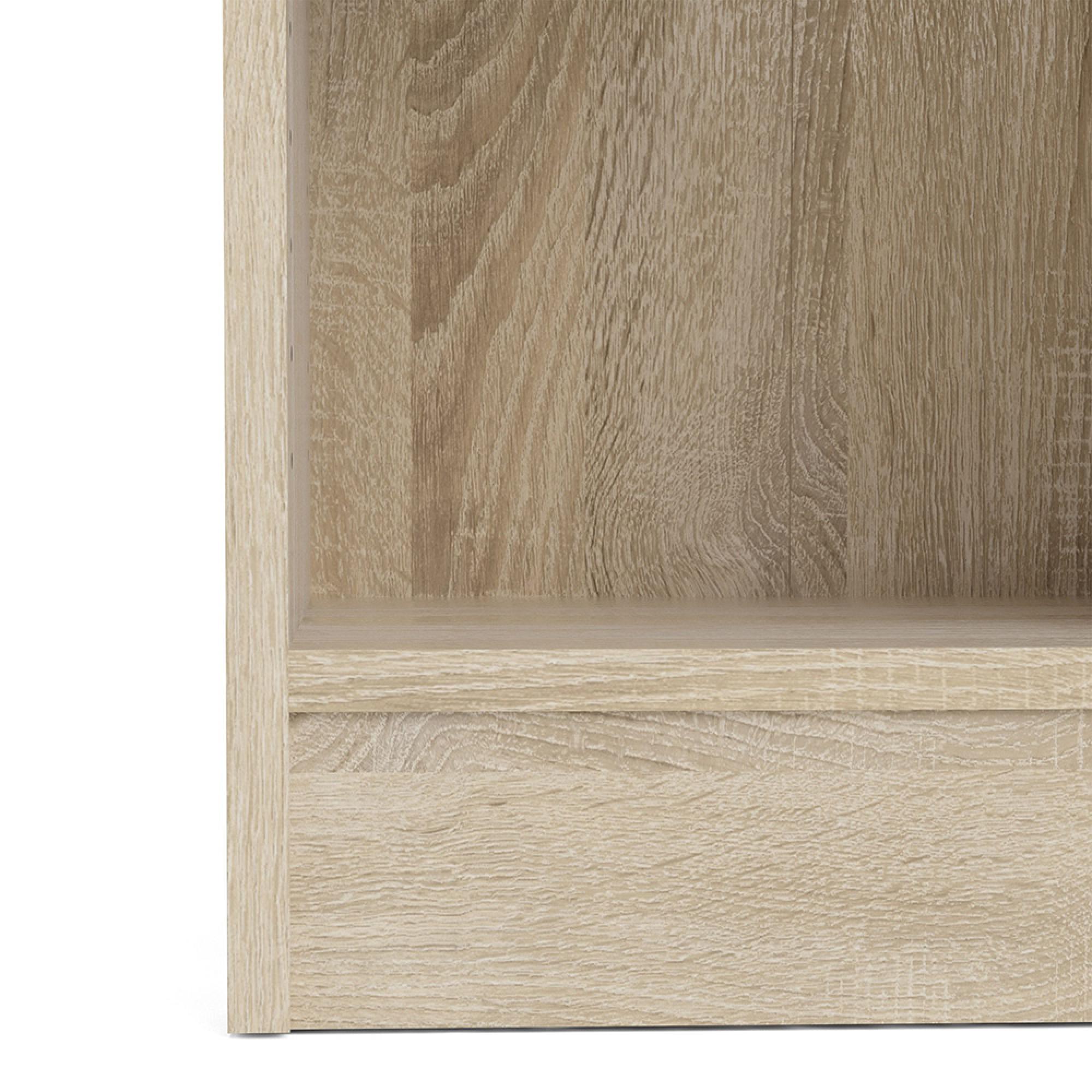 Basic Bookcase - Low - Oak
