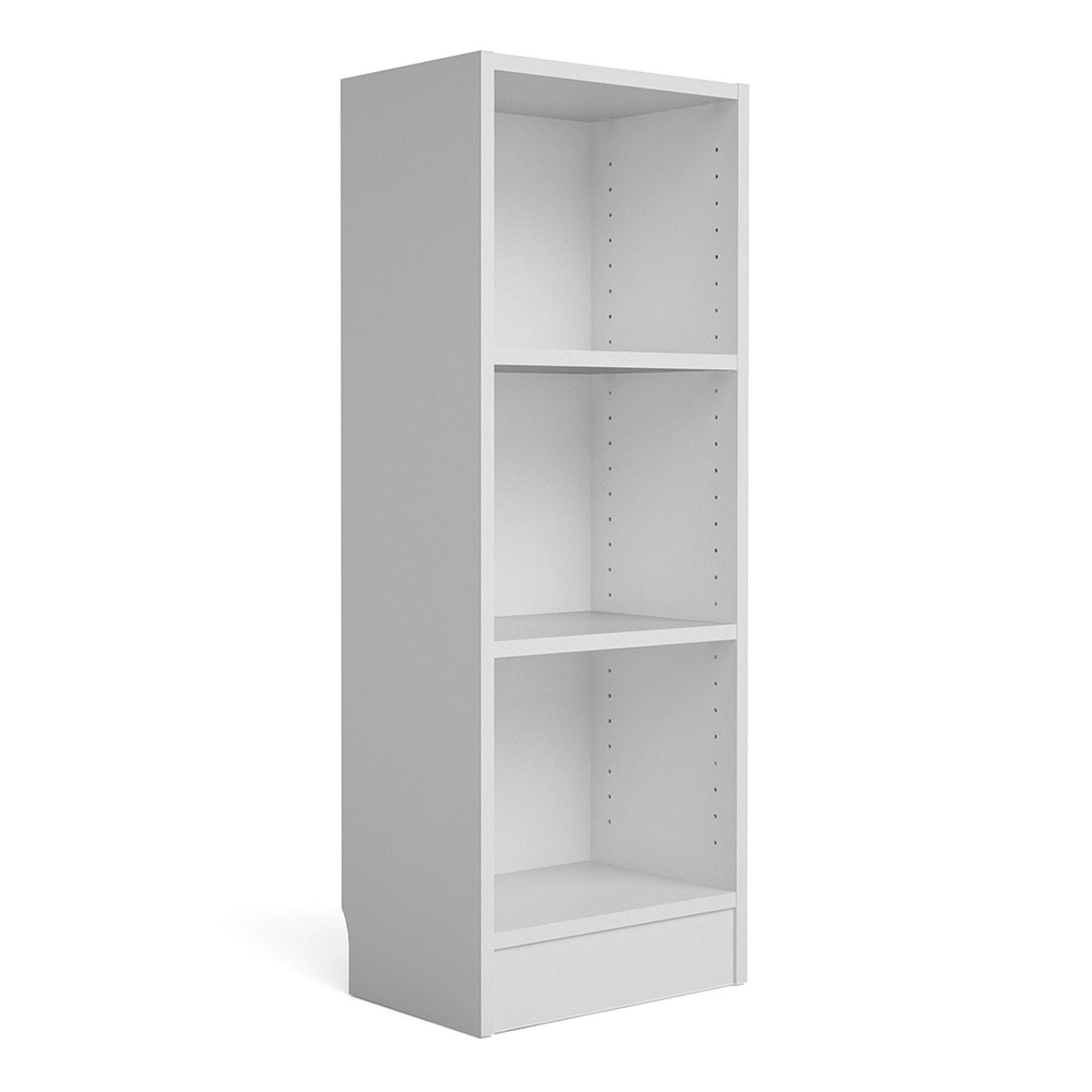 Basic Bookcase - Low - White
