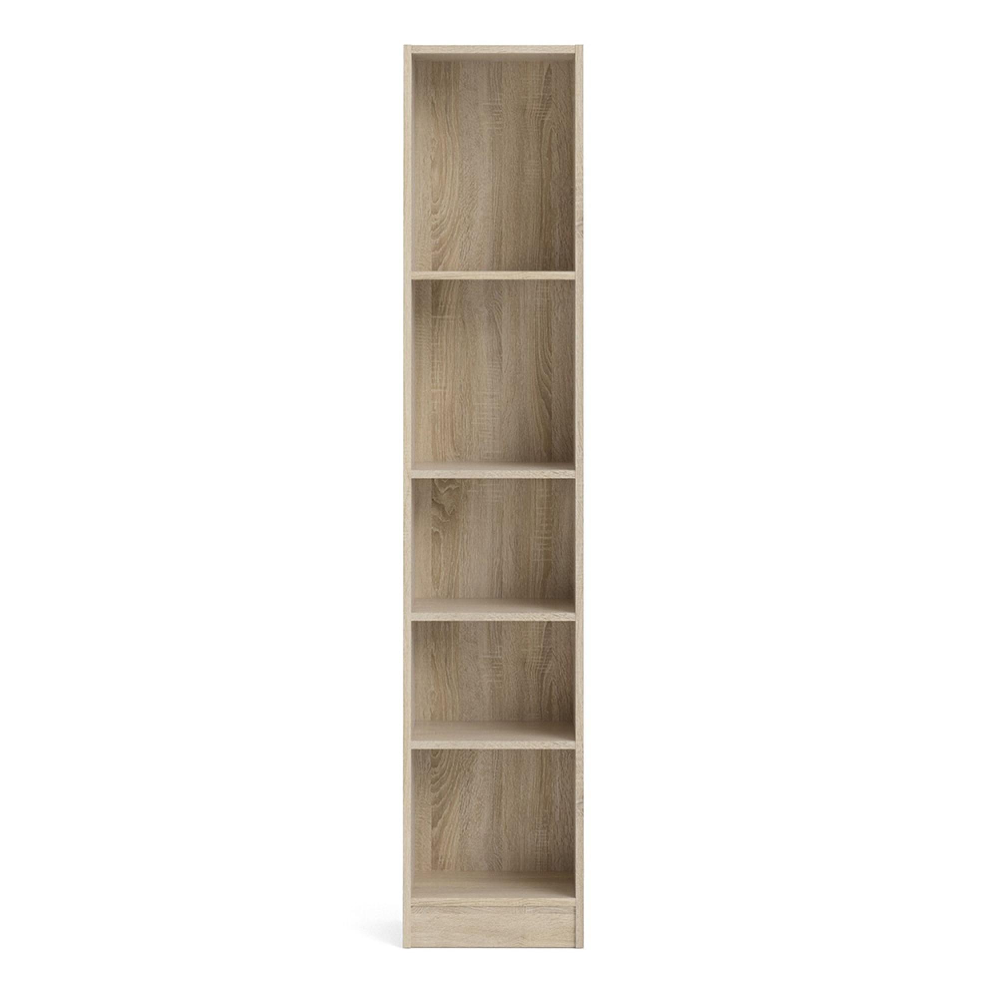 Basic Bookcase - Narrow - Oak
