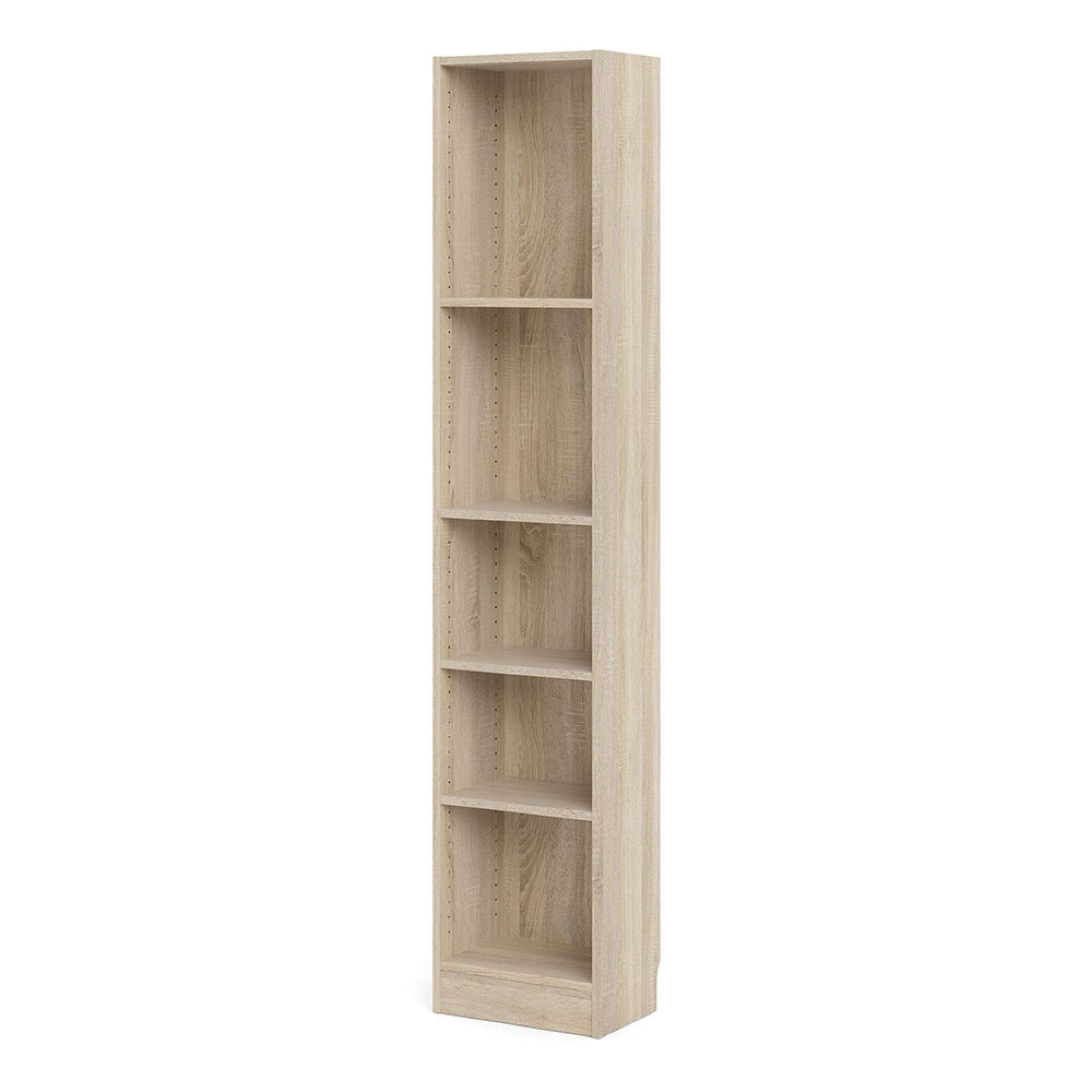 Basic Bookcase - Narrow - Oak