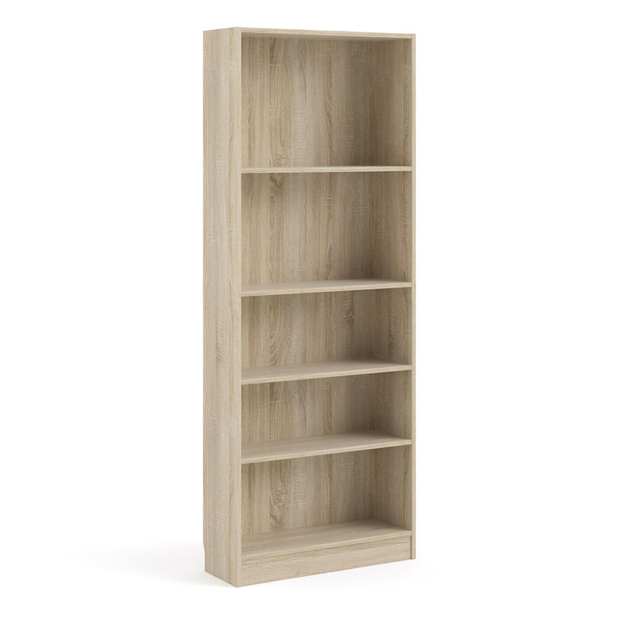 Basic Bookcase - Wide - Oak