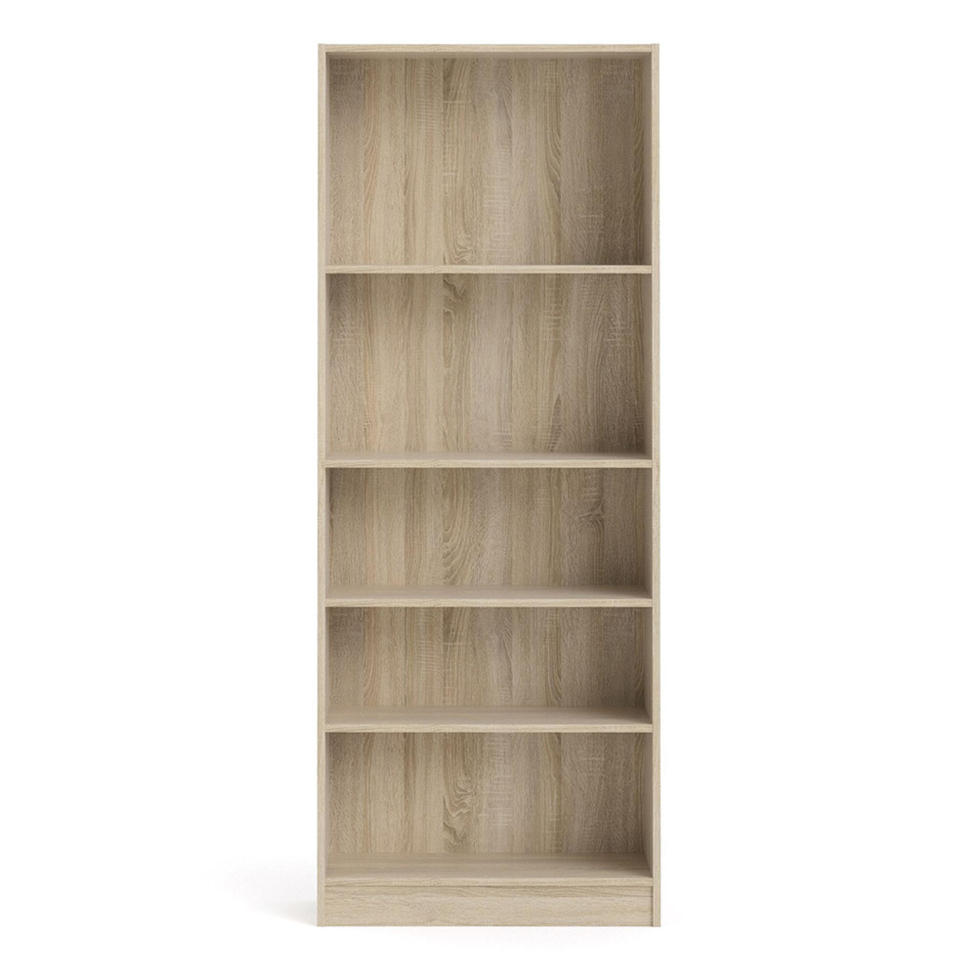 Basic Bookcase - Wide - Oak
