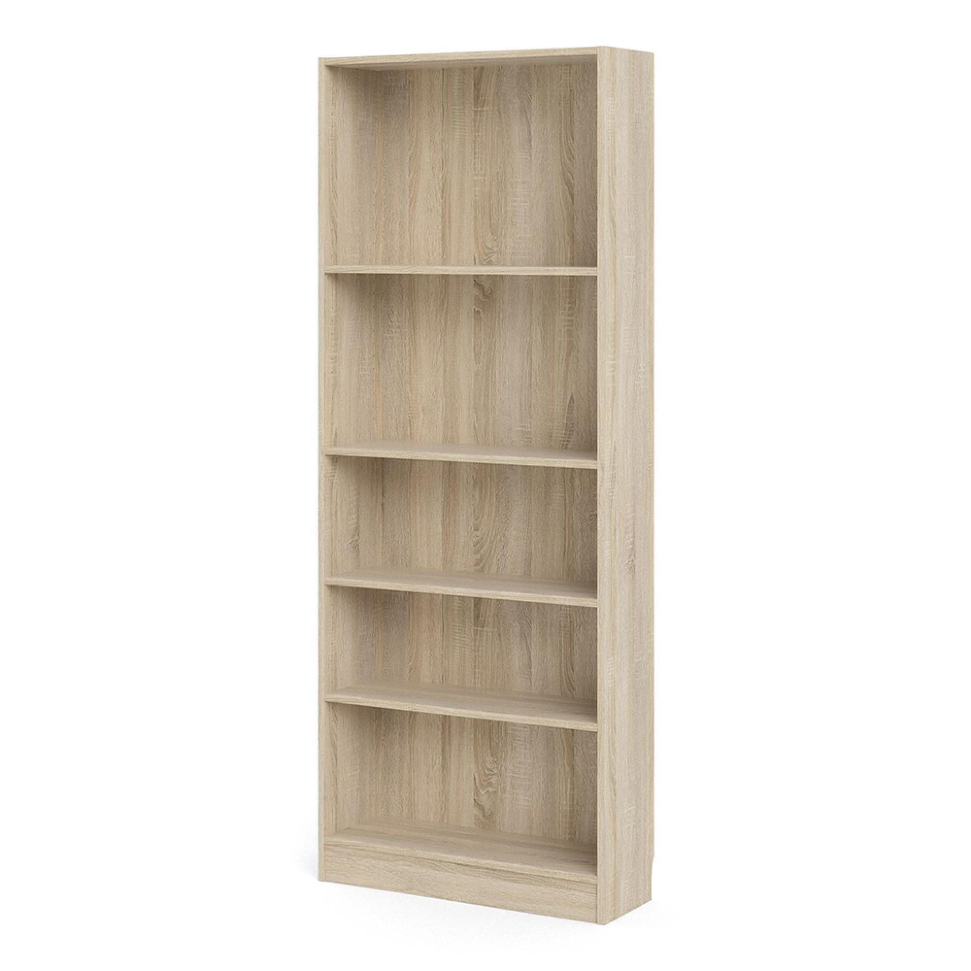 Basic Bookcase - Wide - Oak