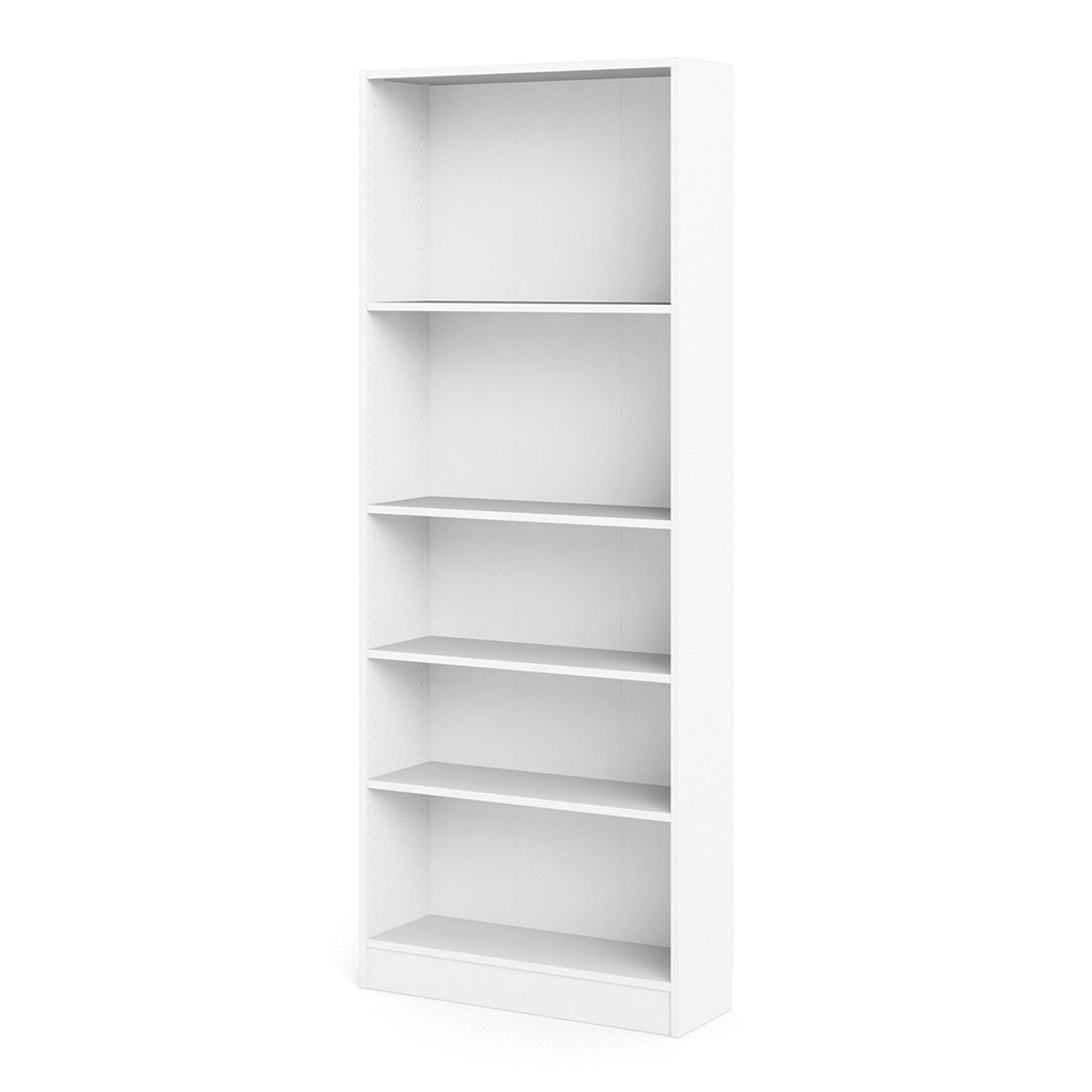 Basic Bookcase - Wide - White