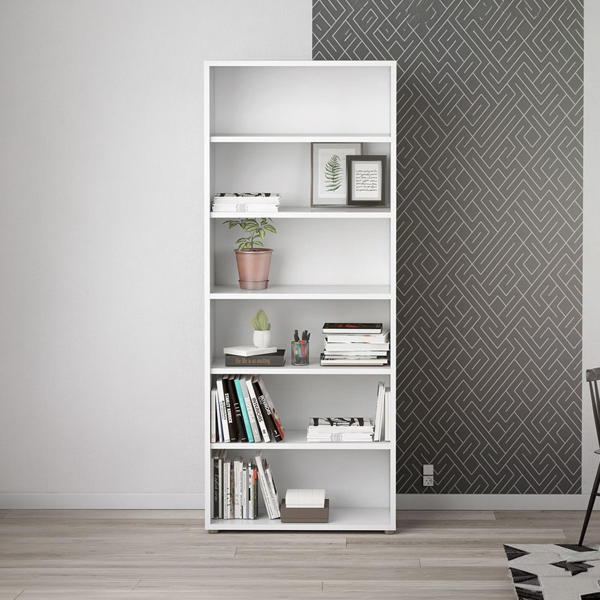 Prima Bookcase - High - White