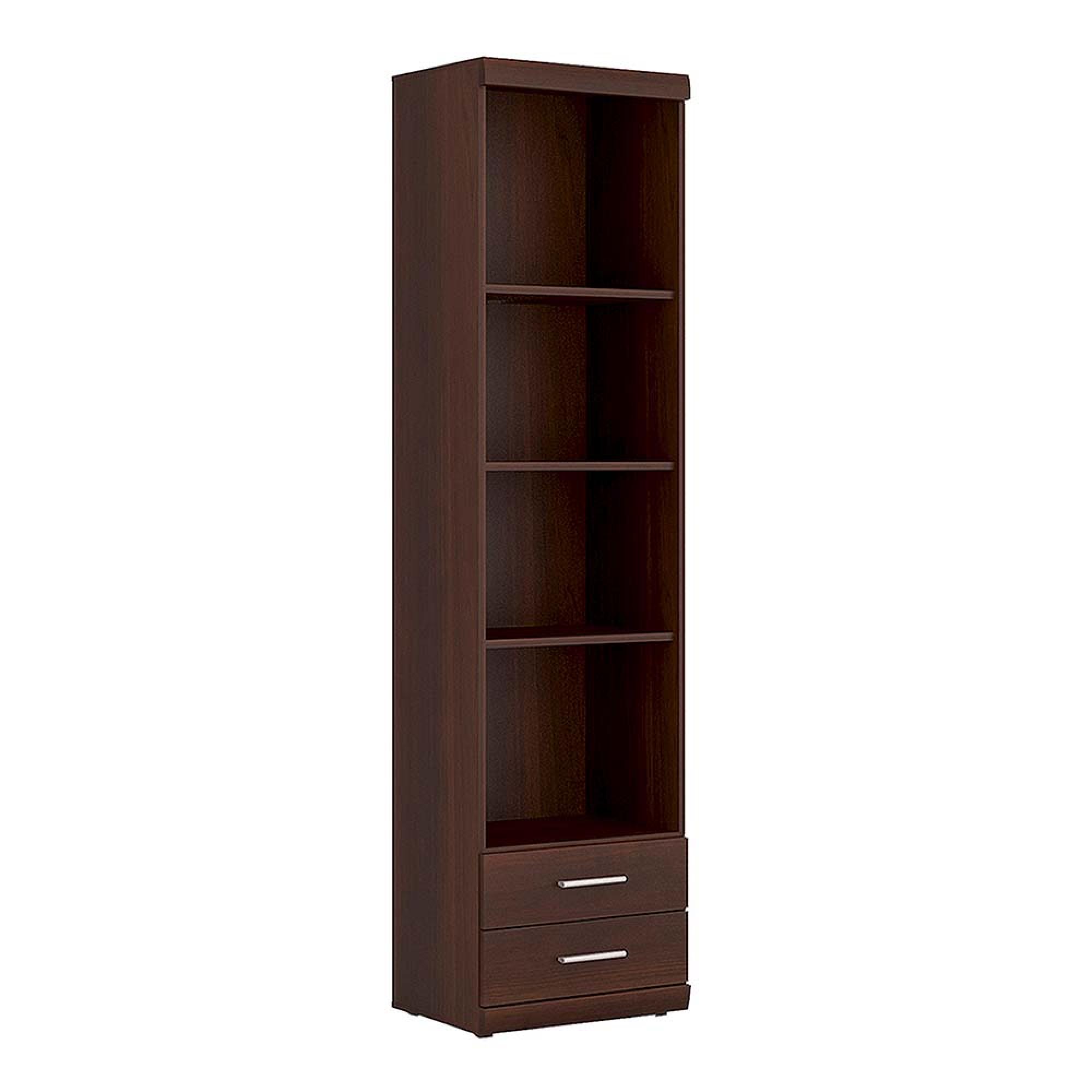 Imperial Shelving Cabinet - Open - Narrow - Mahogany