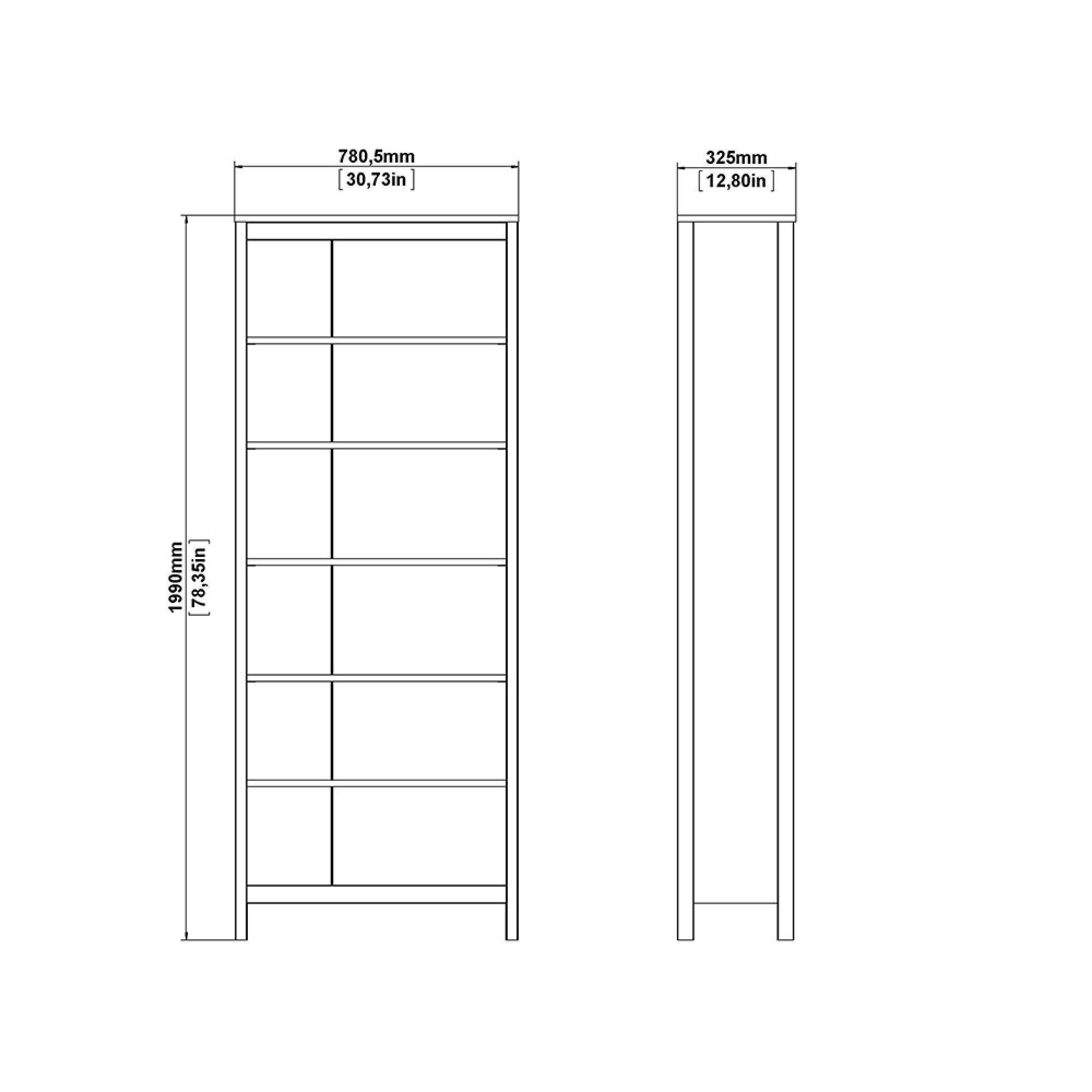 Barcelona Bookcase - White