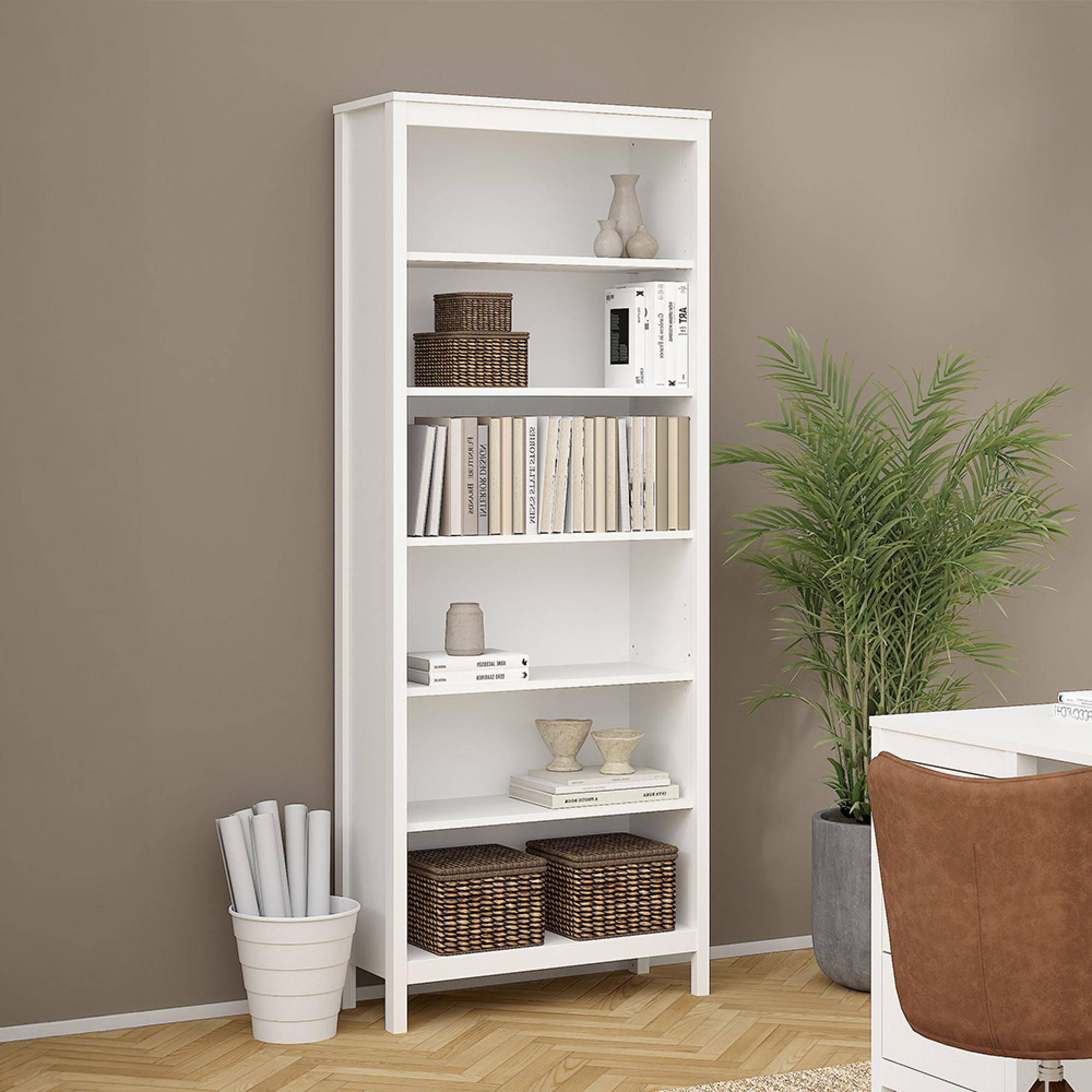 Madrid Bookcase - White