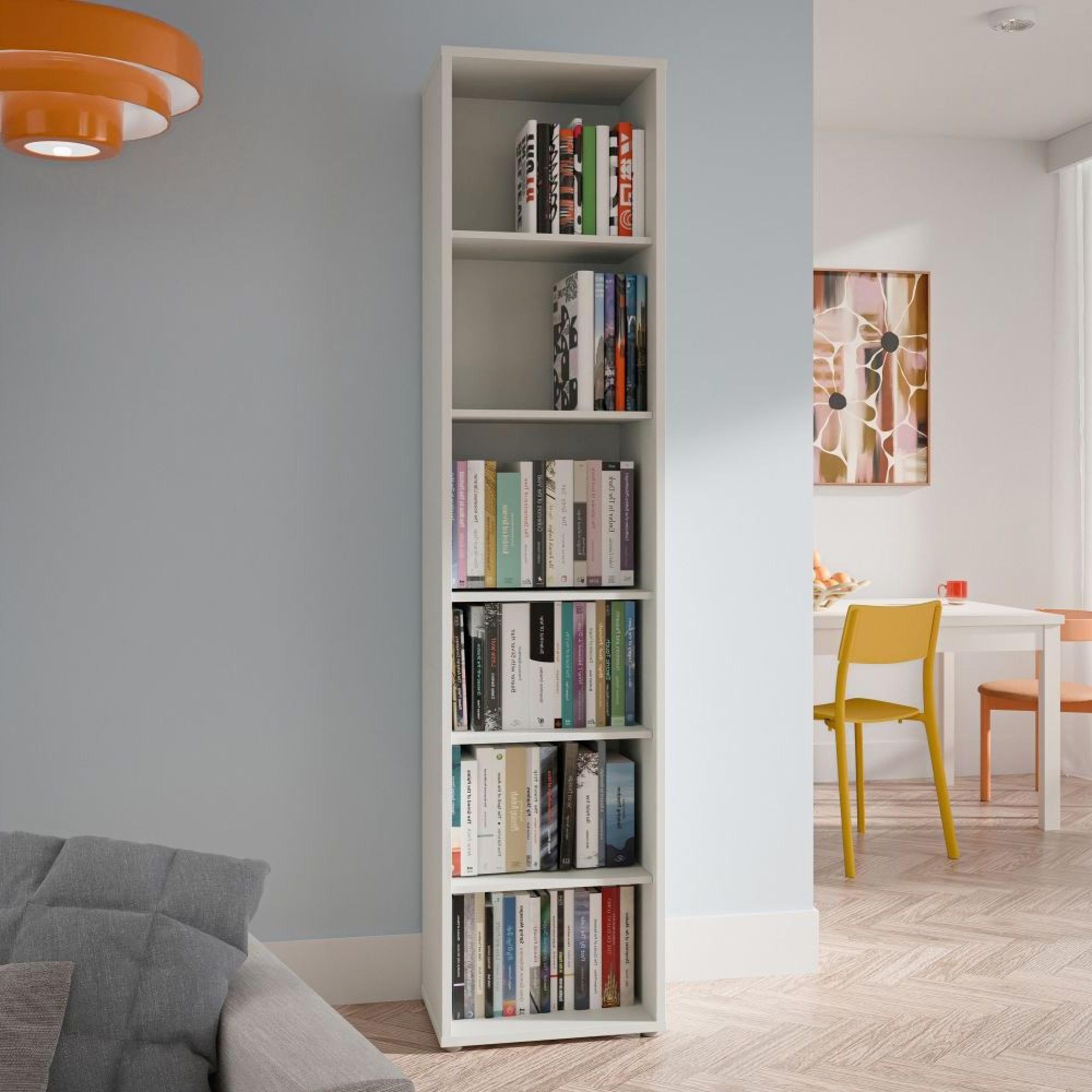 Alice Springs Bookcase - Tall - Light Grey