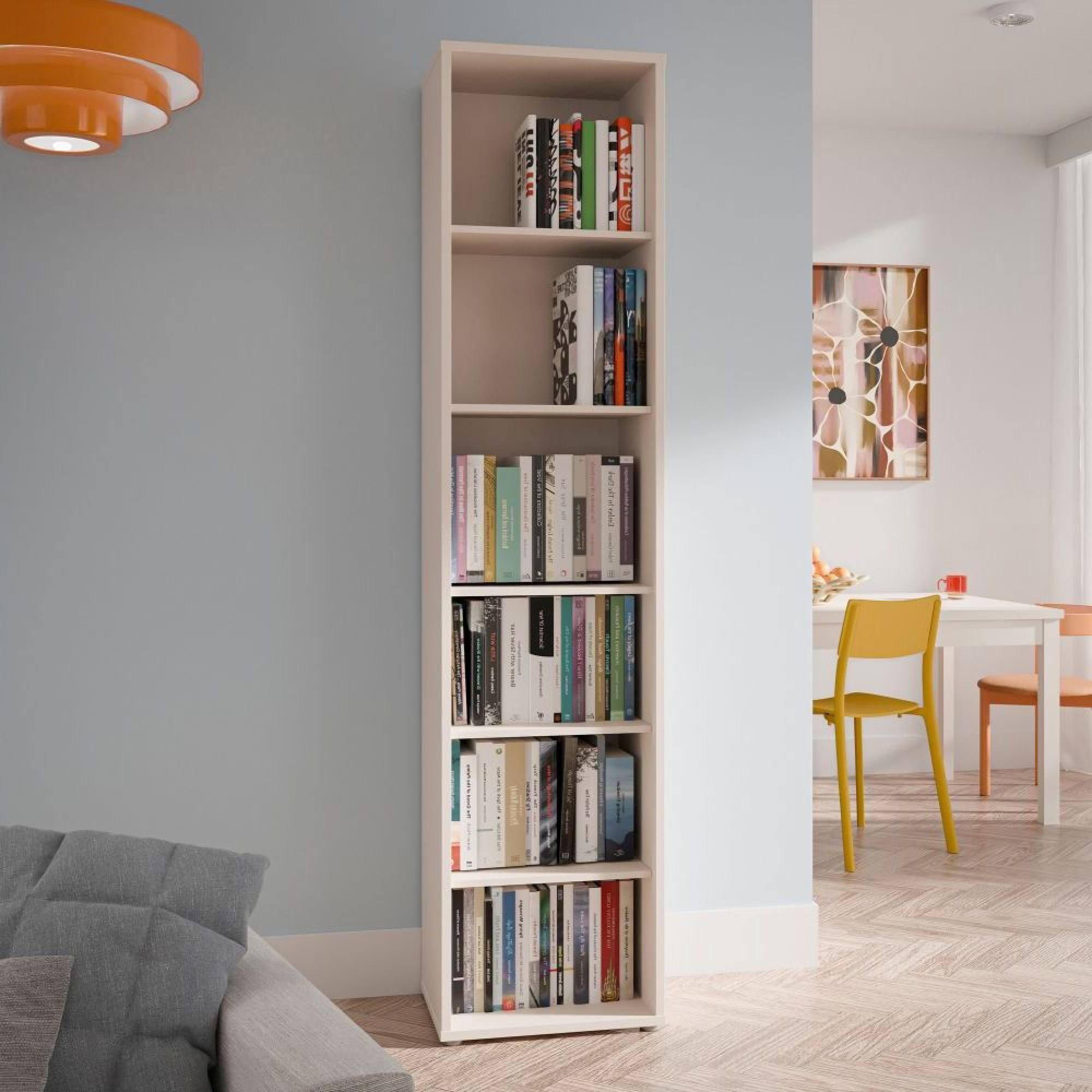 Alice Springs Bookcase - Tall - Soft Neutral