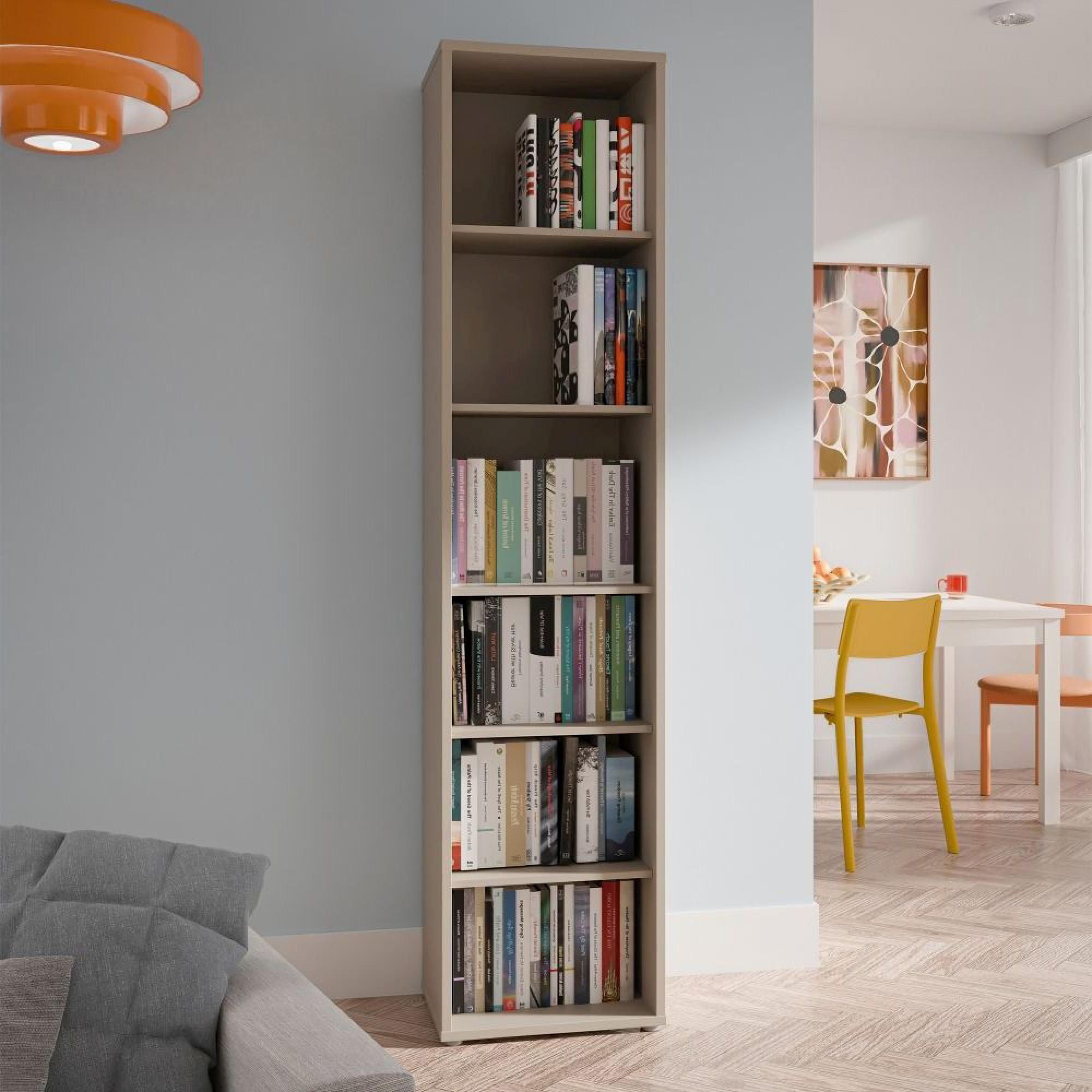 Alice Springs Bookcase - Tall - Taupe