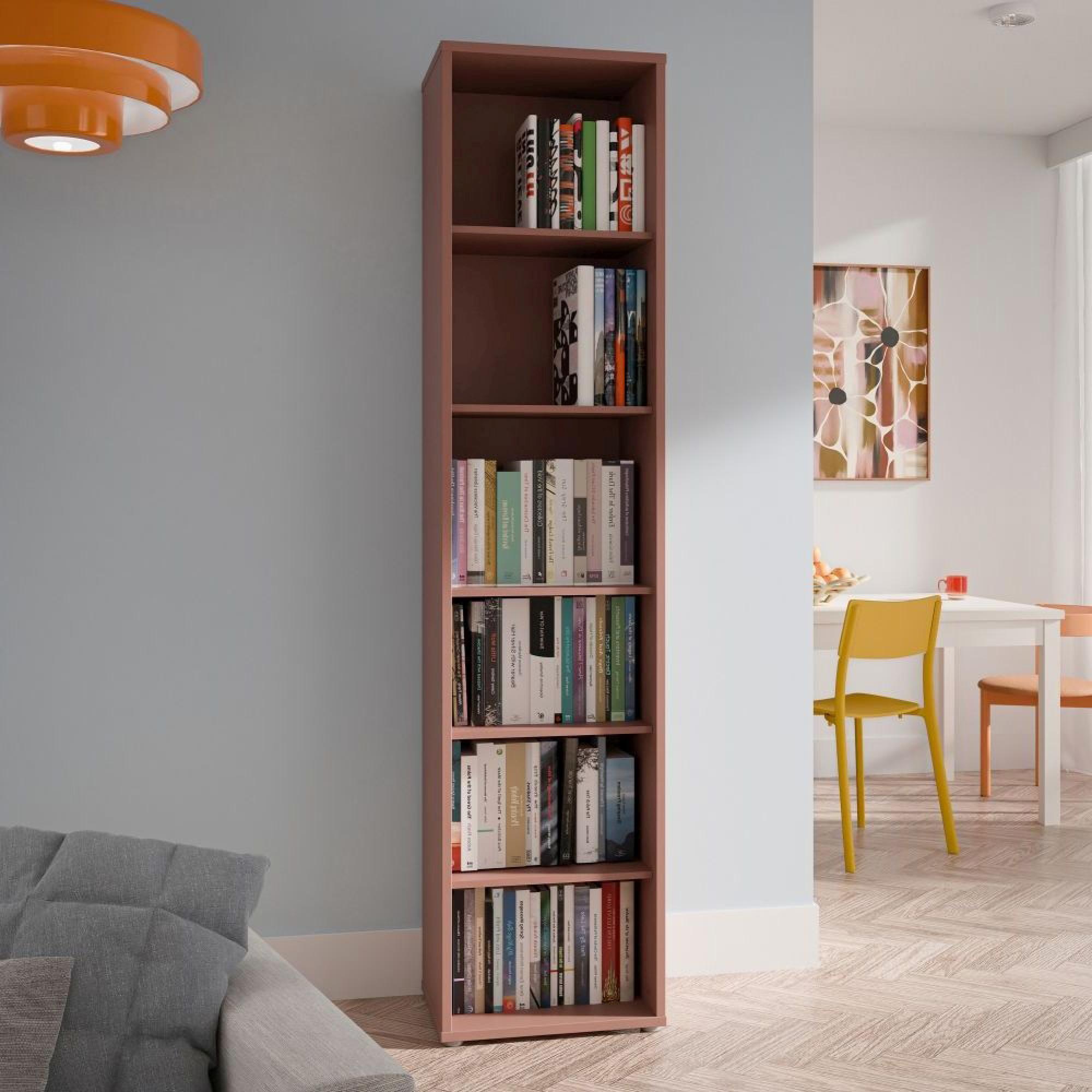 Alice Springs Bookcase - Tall - Terracotta