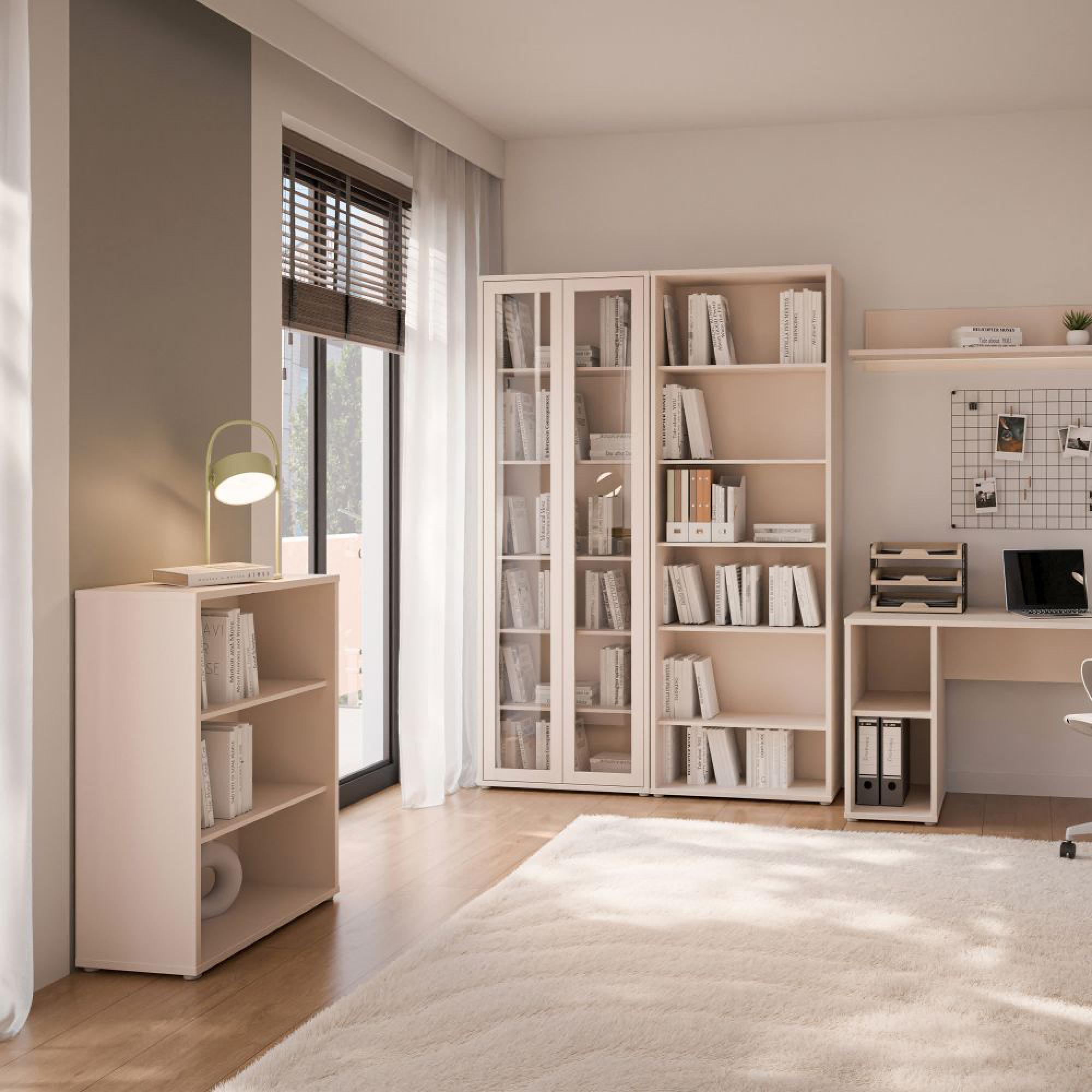 Alice Springs Bookcase - Low - Sand