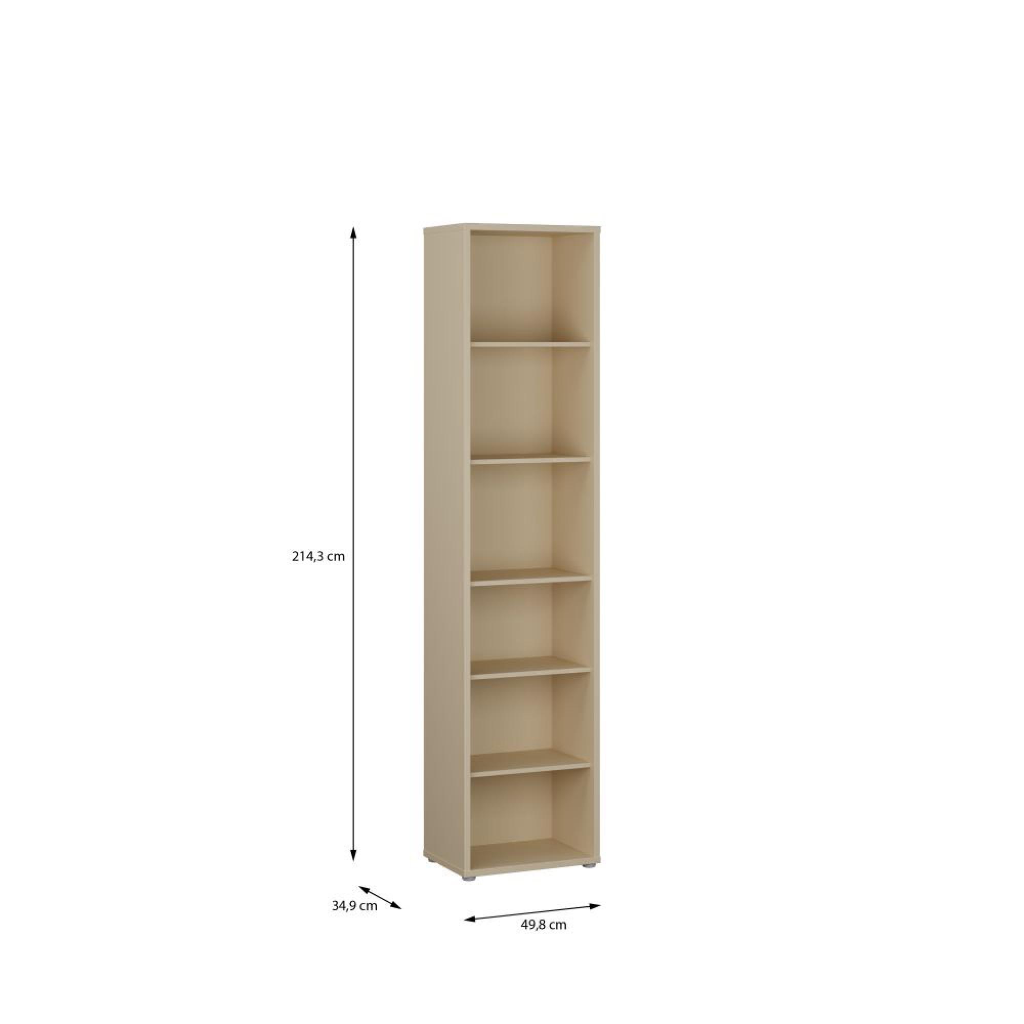 Alice Springs Bookcase - Tall - Butter Yellow