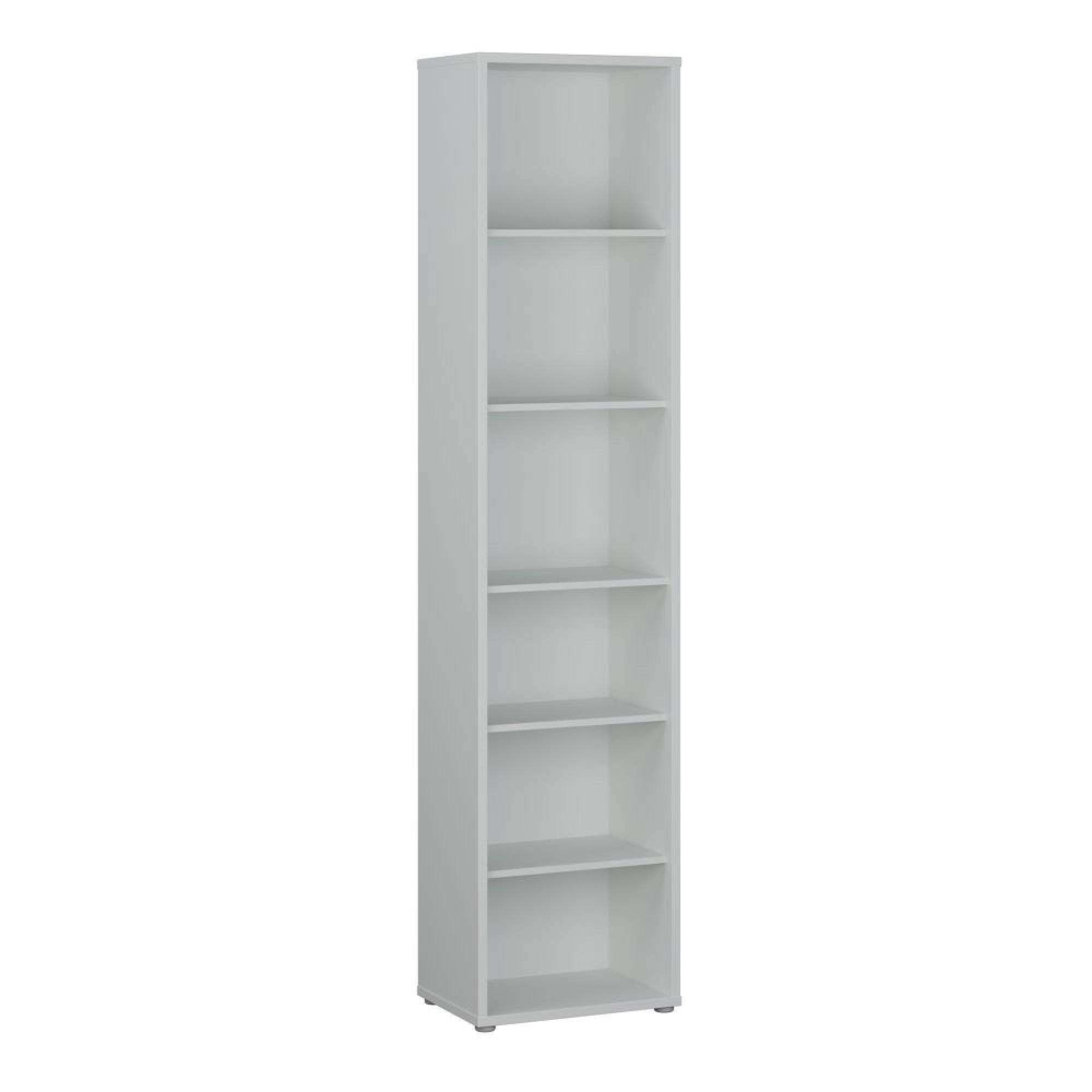 Alice Springs Bookcase - Tall - Light Grey