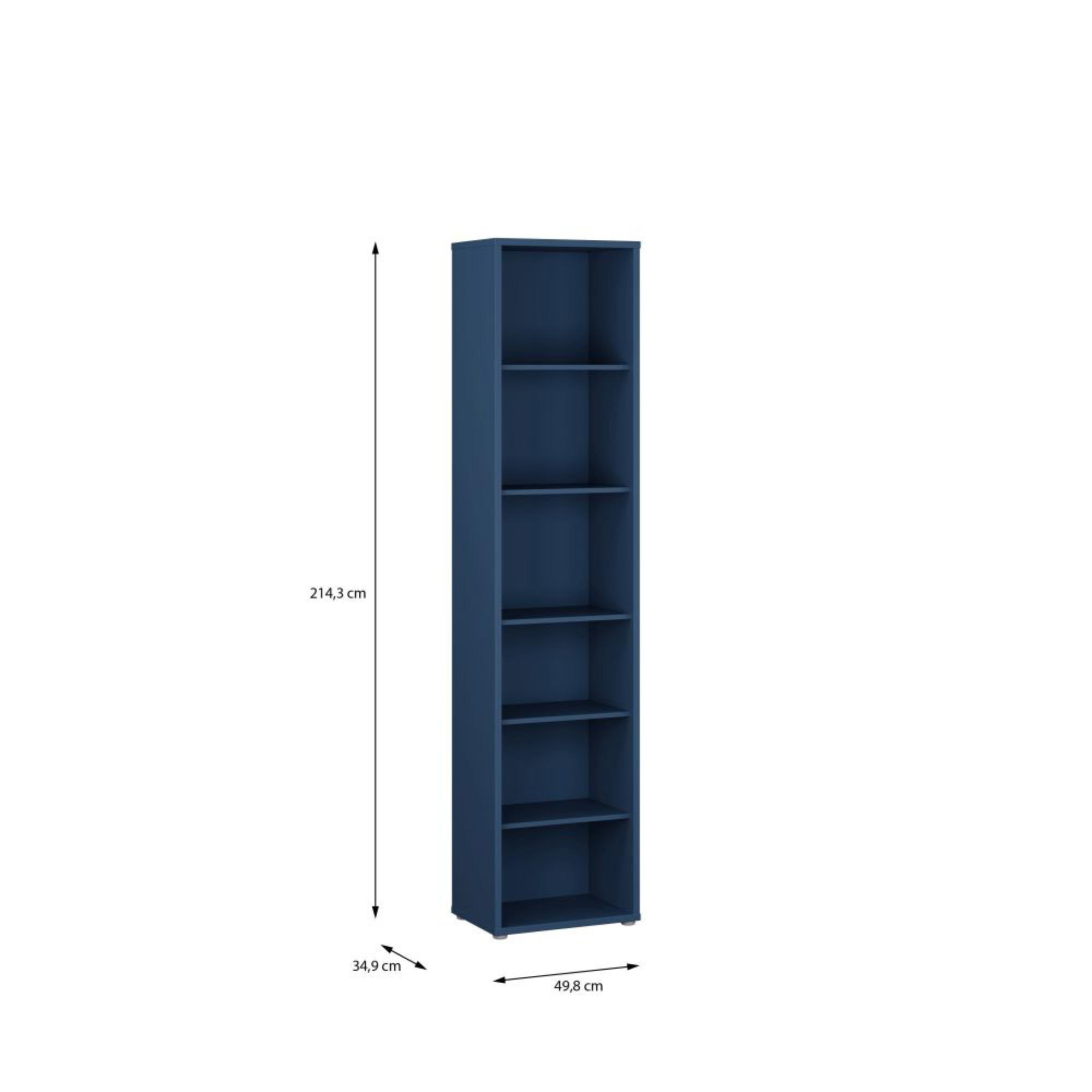 Alice Springs Bookcase - Tall - Night Blue
