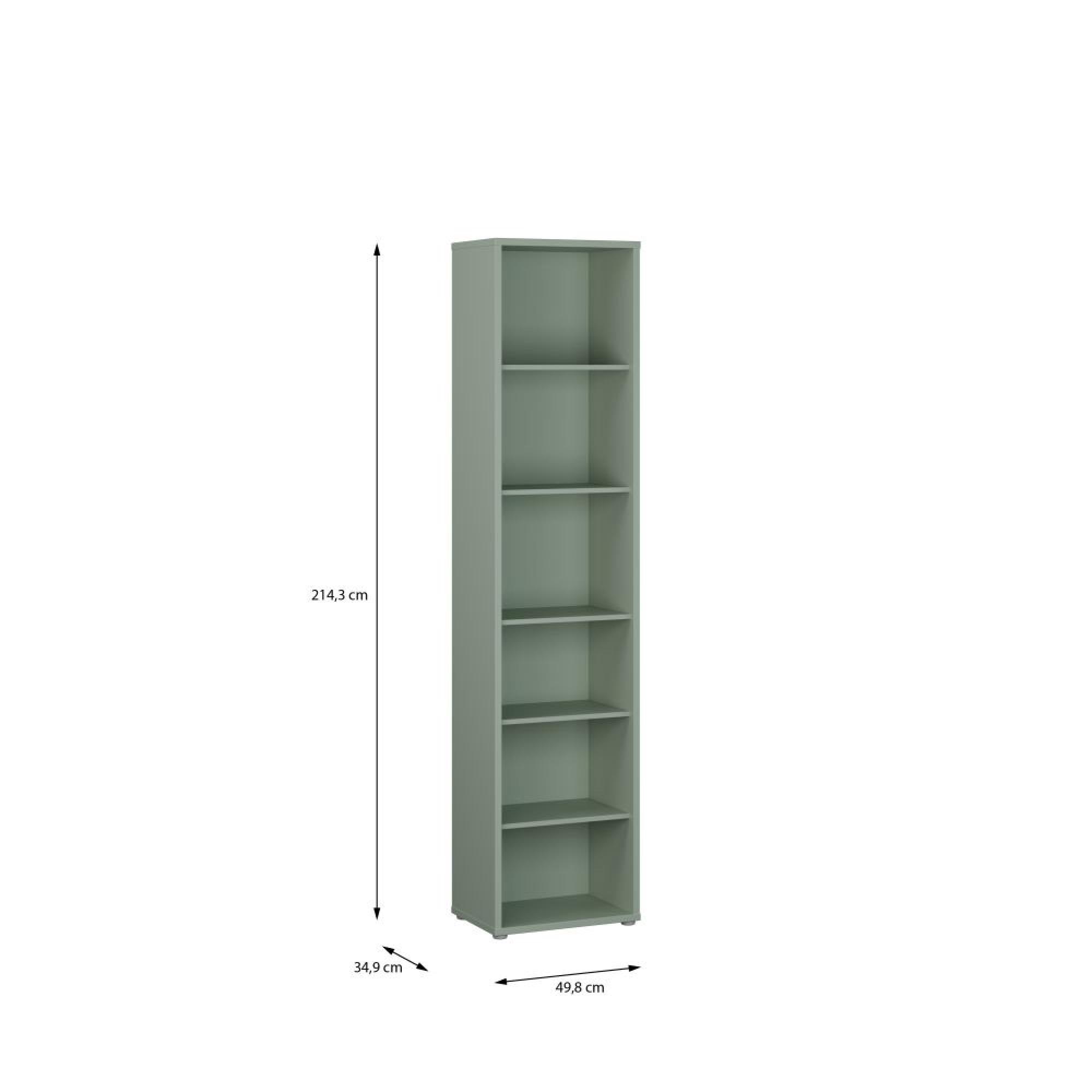 Alice Springs Bookcase - Tall - Sage Green
