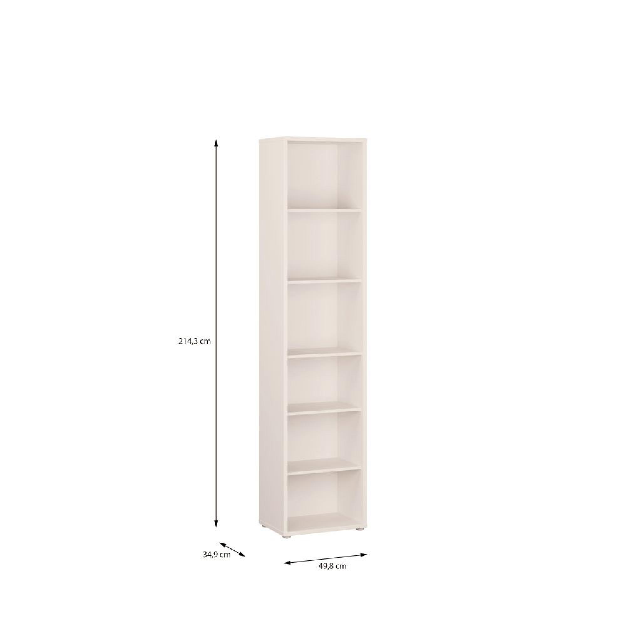 Alice Springs Bookcase - Tall - Soft Neutral