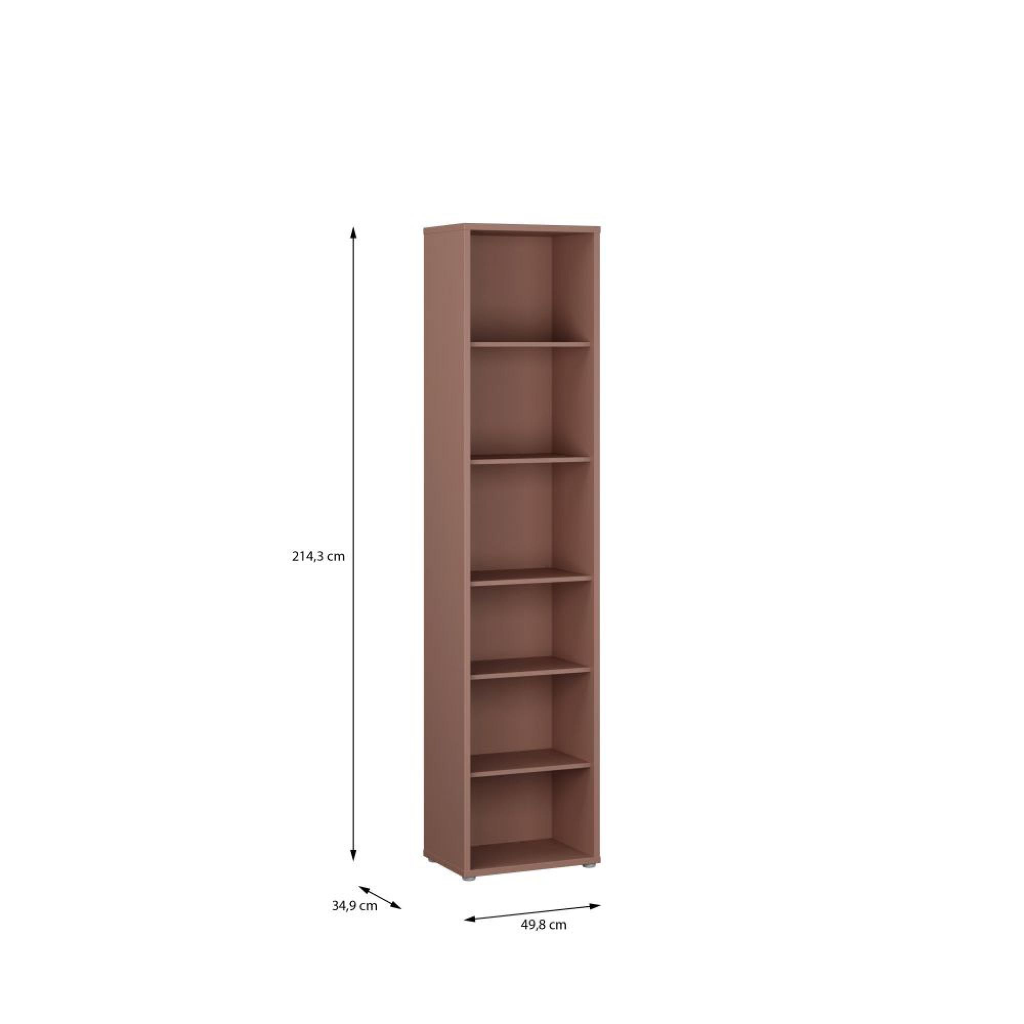 Alice Springs Bookcase - Tall - Terracotta