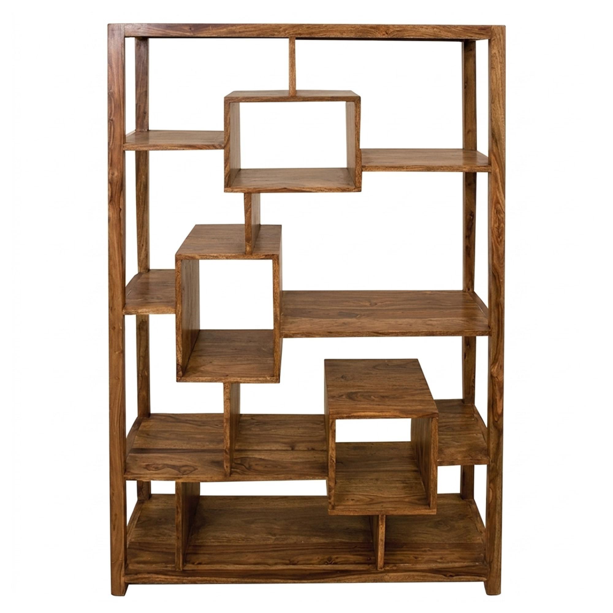 Cube Bookcase - Large - Sheesham Wood