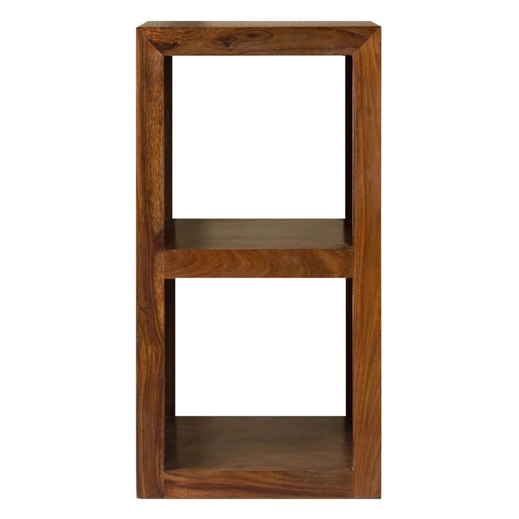 Cuban Storage Unit - 2 Hole - Vertical - Sheesham Wood