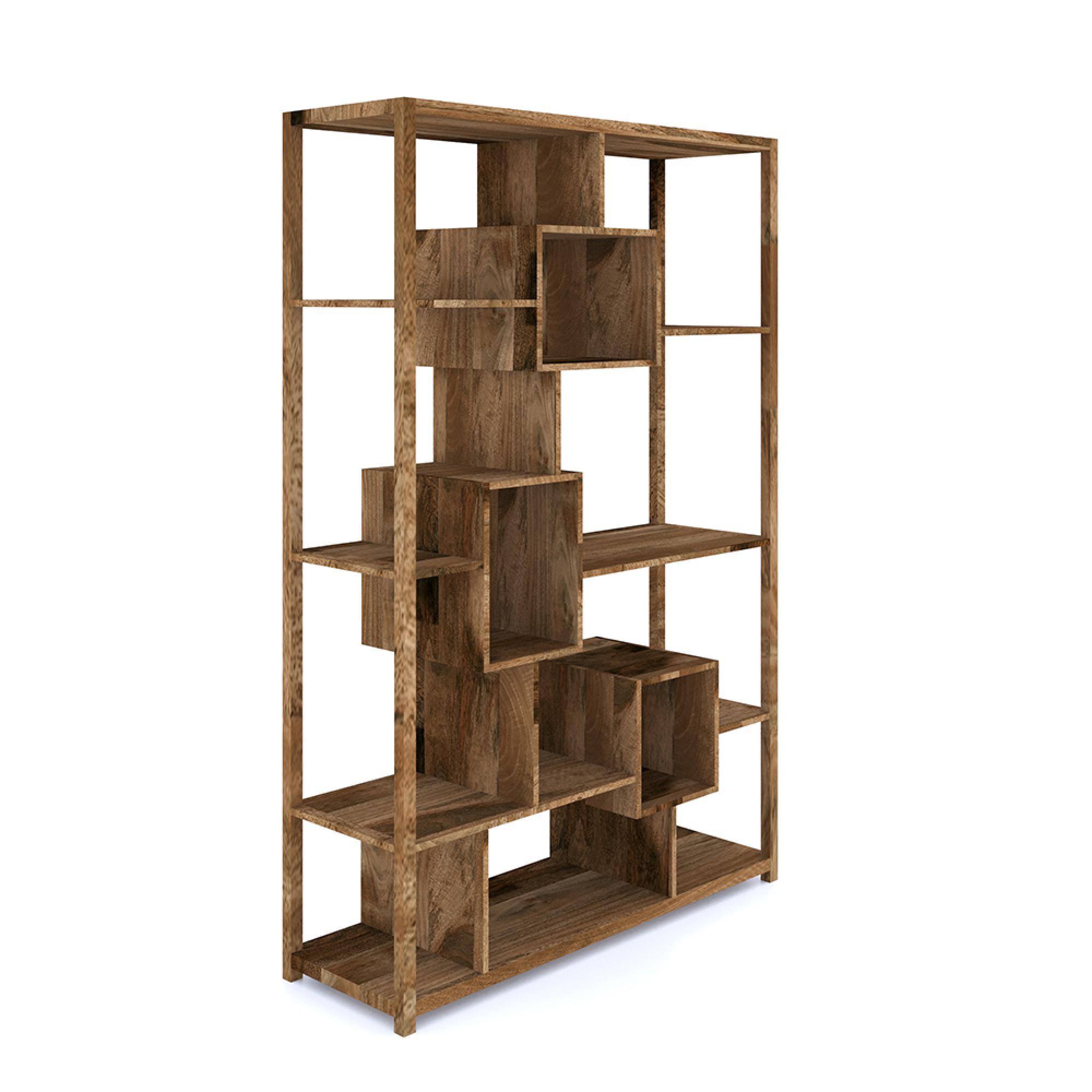 Cuban Bookcase - Large - Light Mango Wood