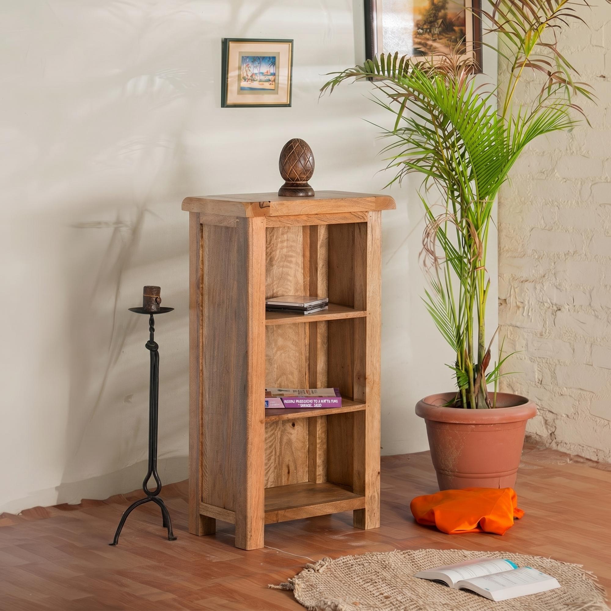 Odisha Bookcase - Small - Solid Mango Wood