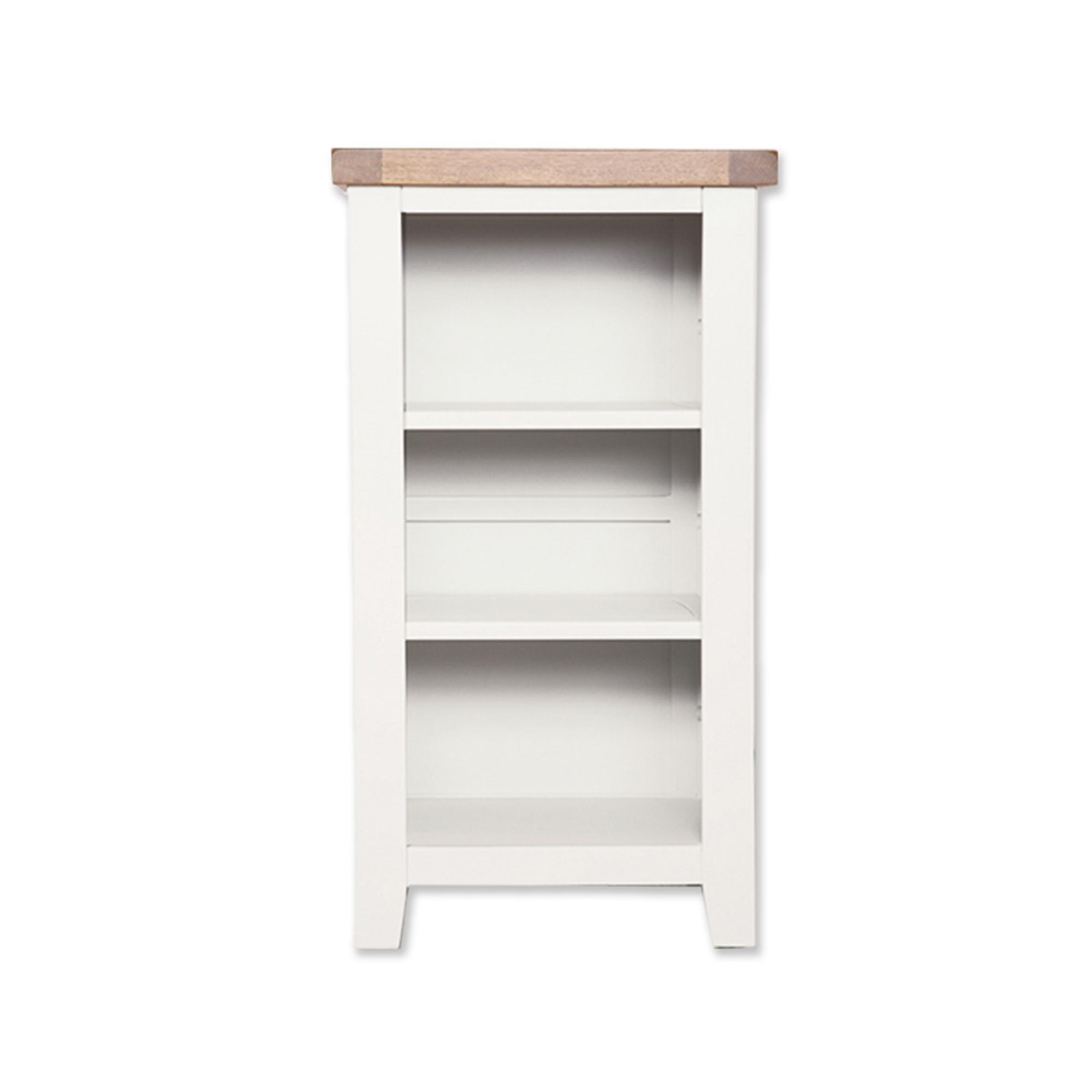 Melbourne Bookcase - Small - White and Wood