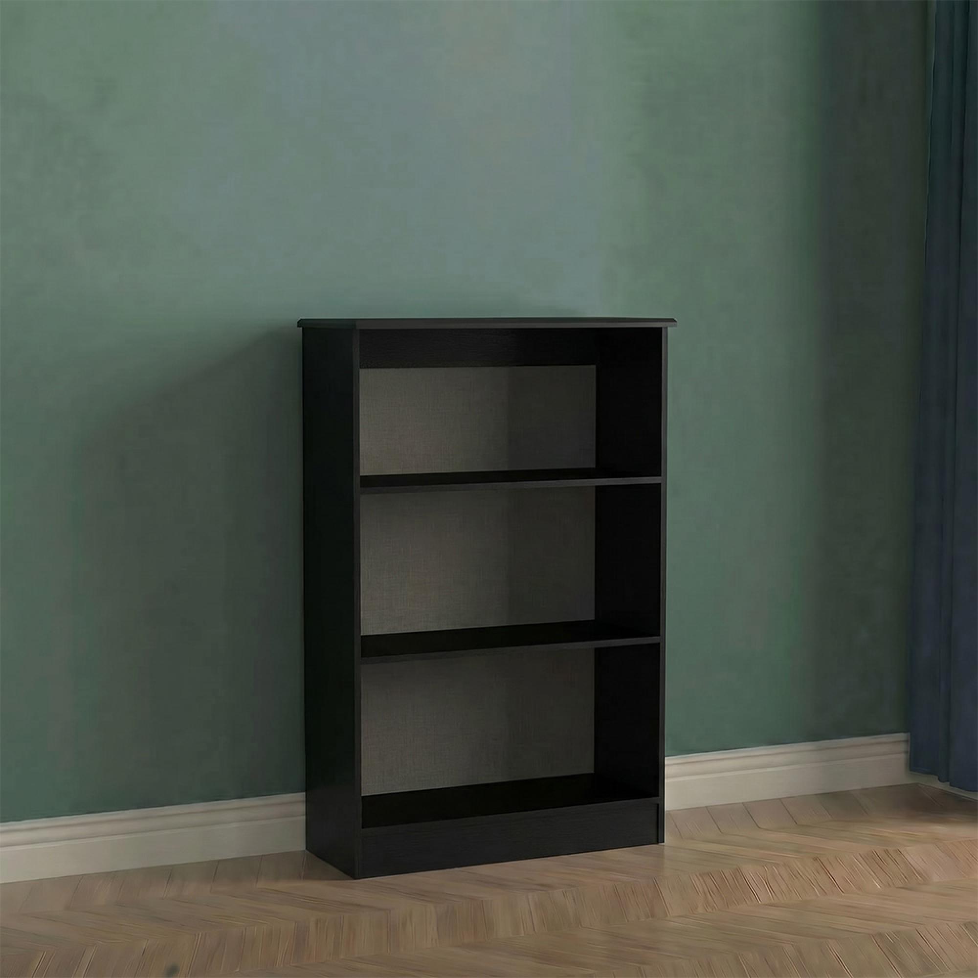 Knightsbridge Bookcase - Black Gloss