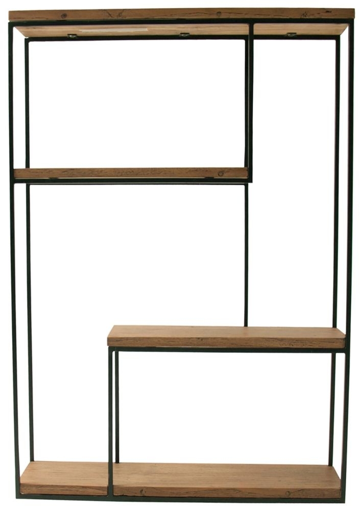 Bastia Teak Wood Open Shelving Unit