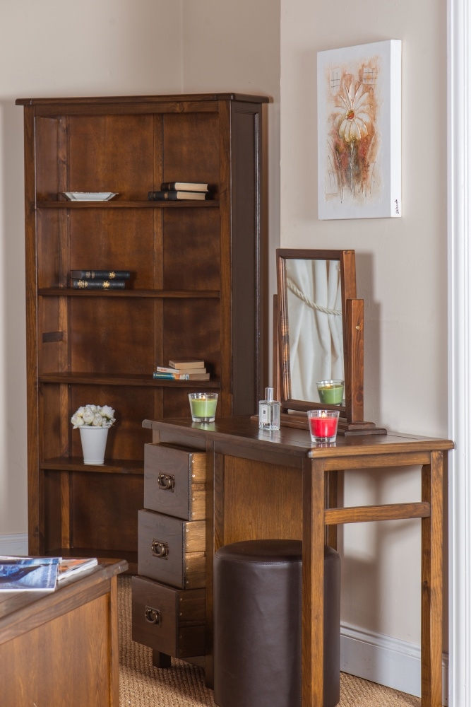 Boston Tall Bookcase - Dark Wood