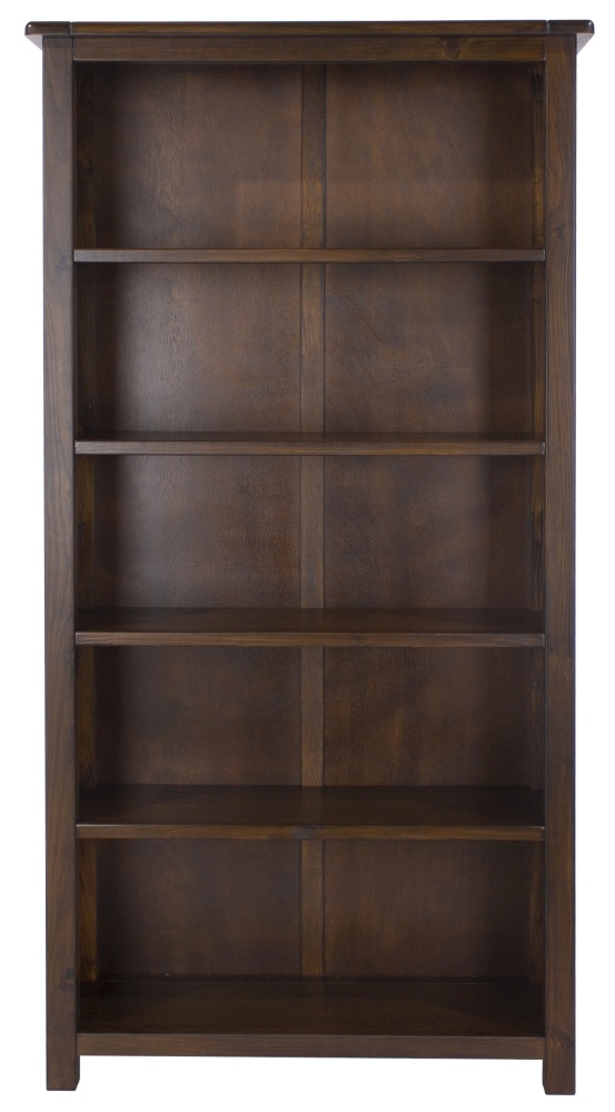 Boston Dark Wood Tall Bookcase