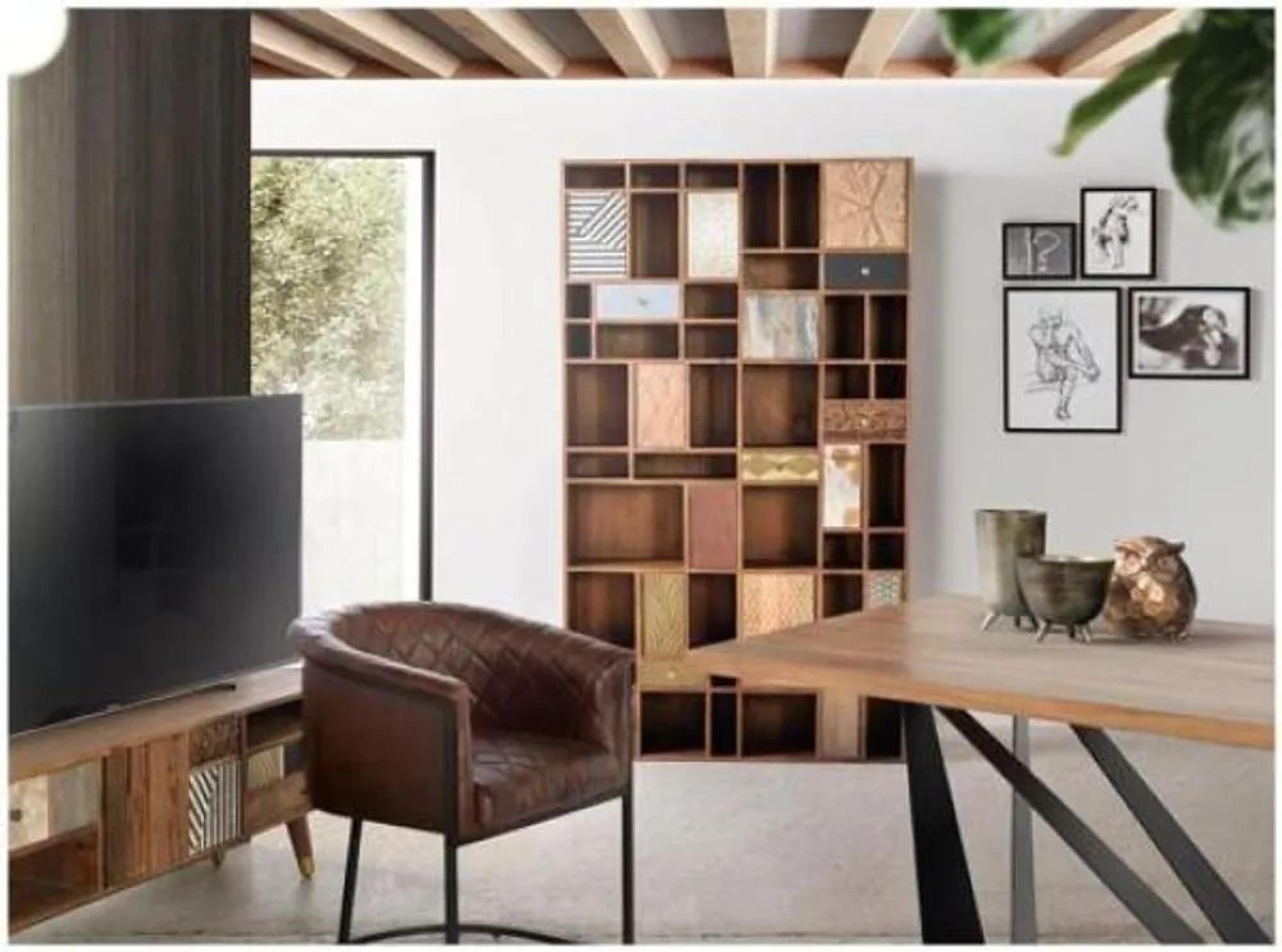 Clearance - Bonham Solid Mango Wood Bookcase - FSS15932