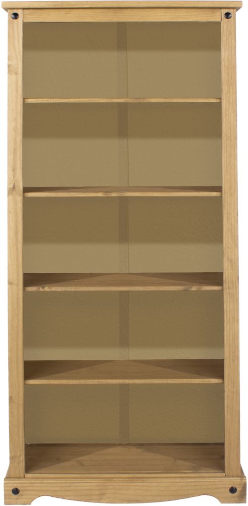 Corona Pine Mexican Tall Bookcase