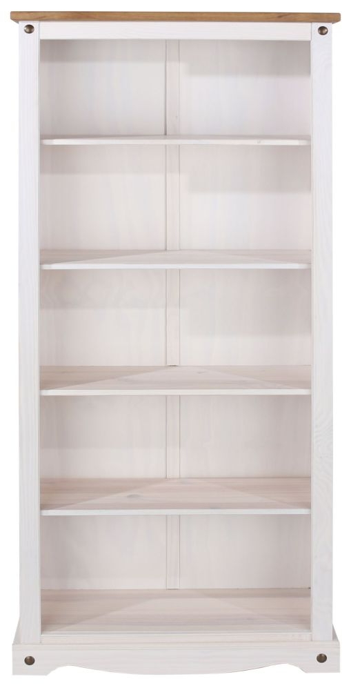 Corona White Mexican Pine Mexican Pine Tall Bookcase
