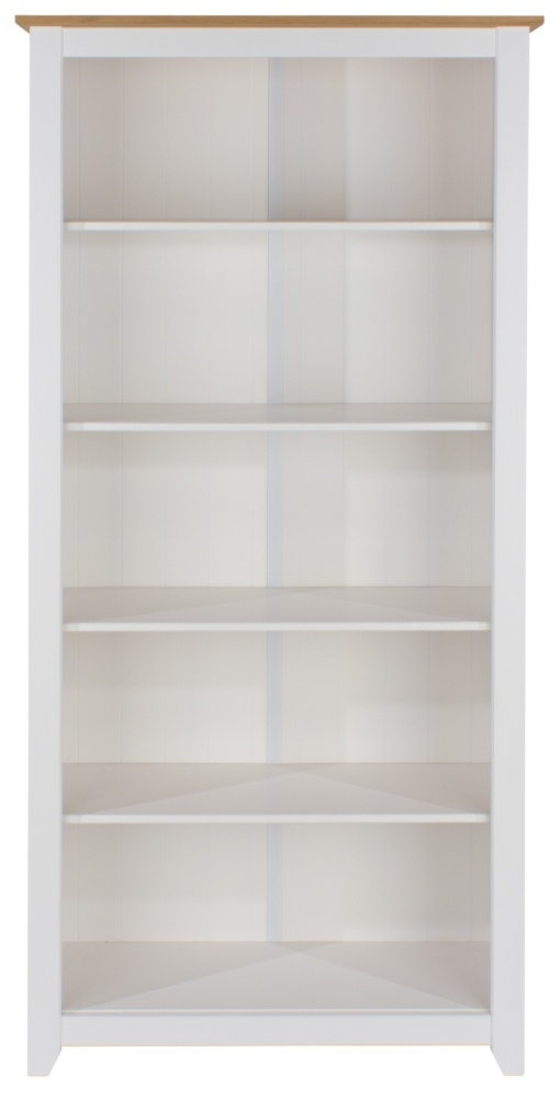 Capri White Tall Bookcase