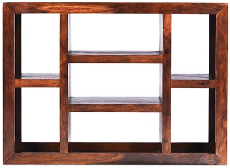 Cube Sheesham Large Multi Shelf