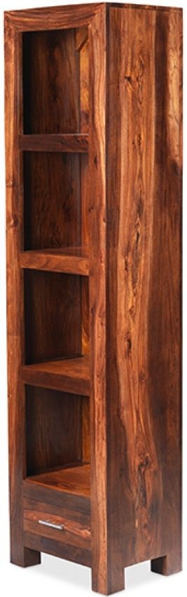 Cube Sheesham Slim Bookcase