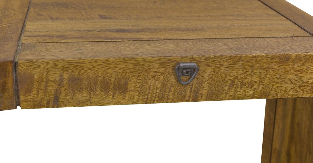 Curved Edge Mango Wood Tall Bookshelf