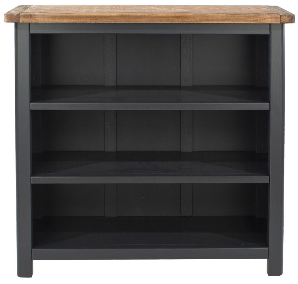 Dunkeld Blue Low Bookcase